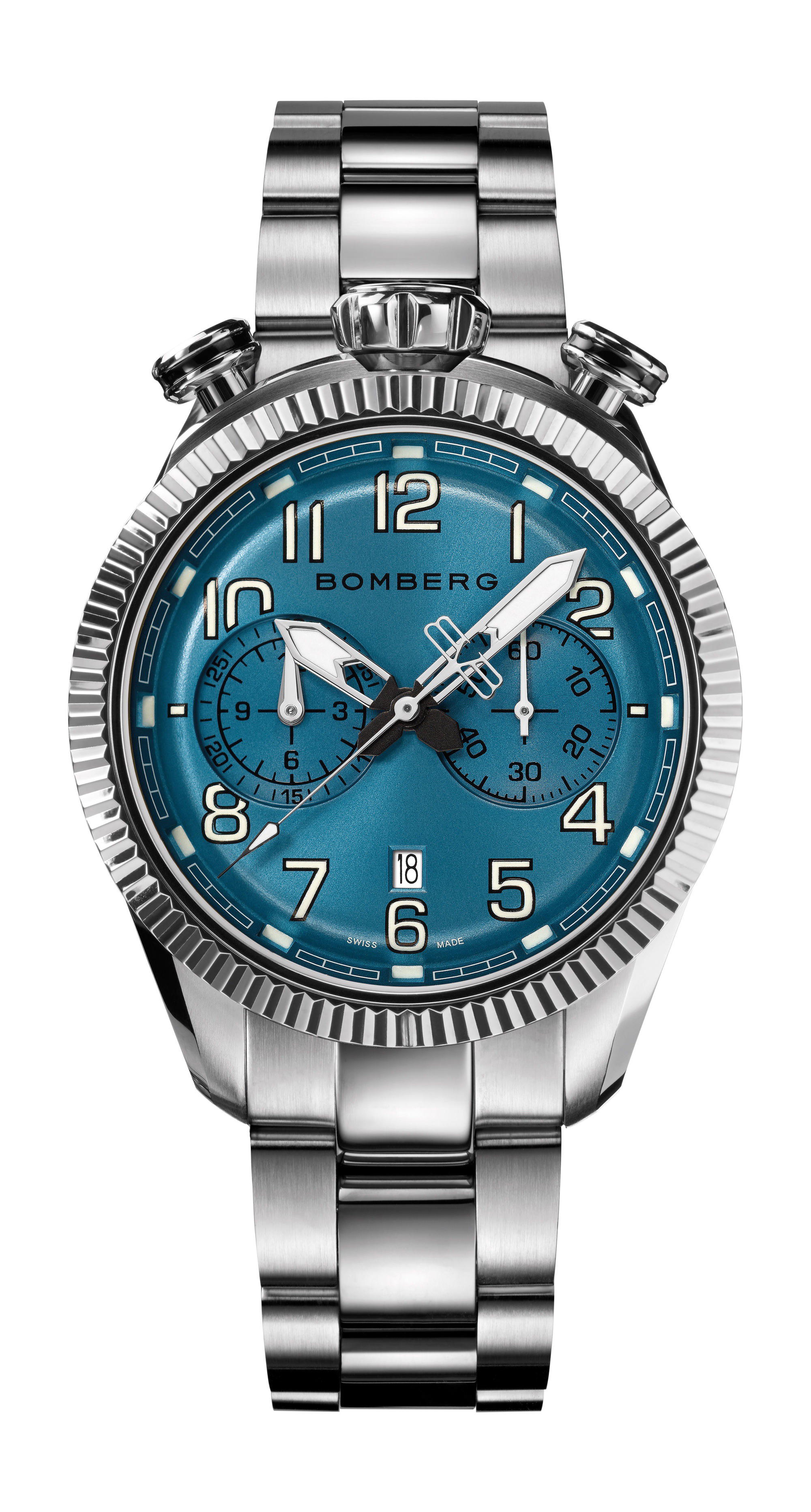 Bomberg BB-68 Blue & Silver