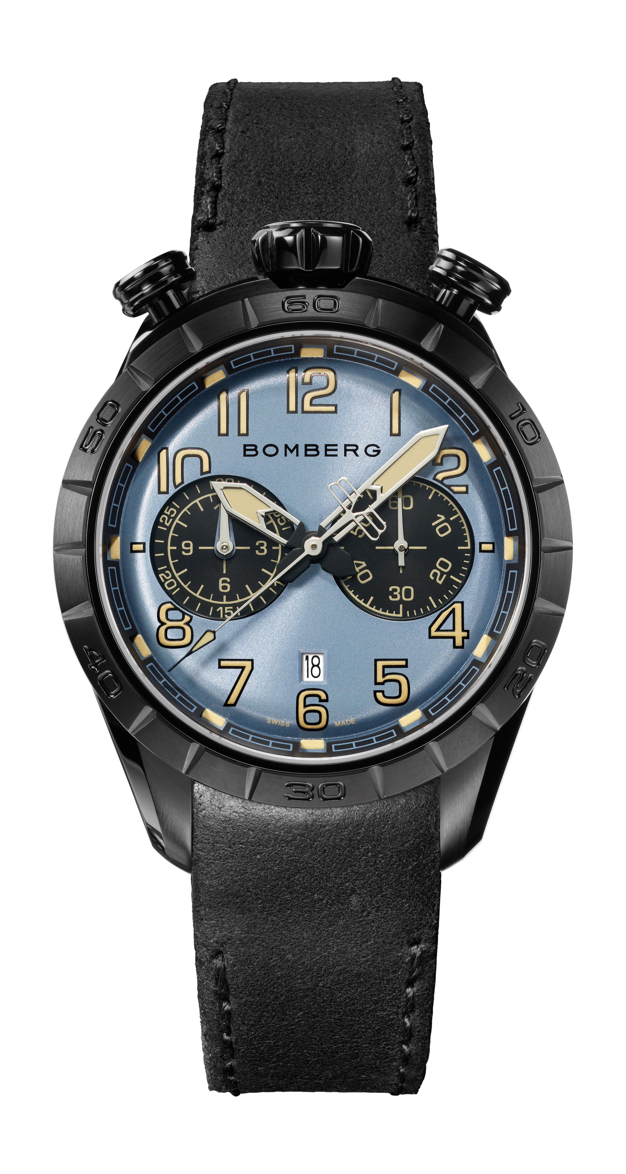 Bomberg BB-68 BLUE & BLACK