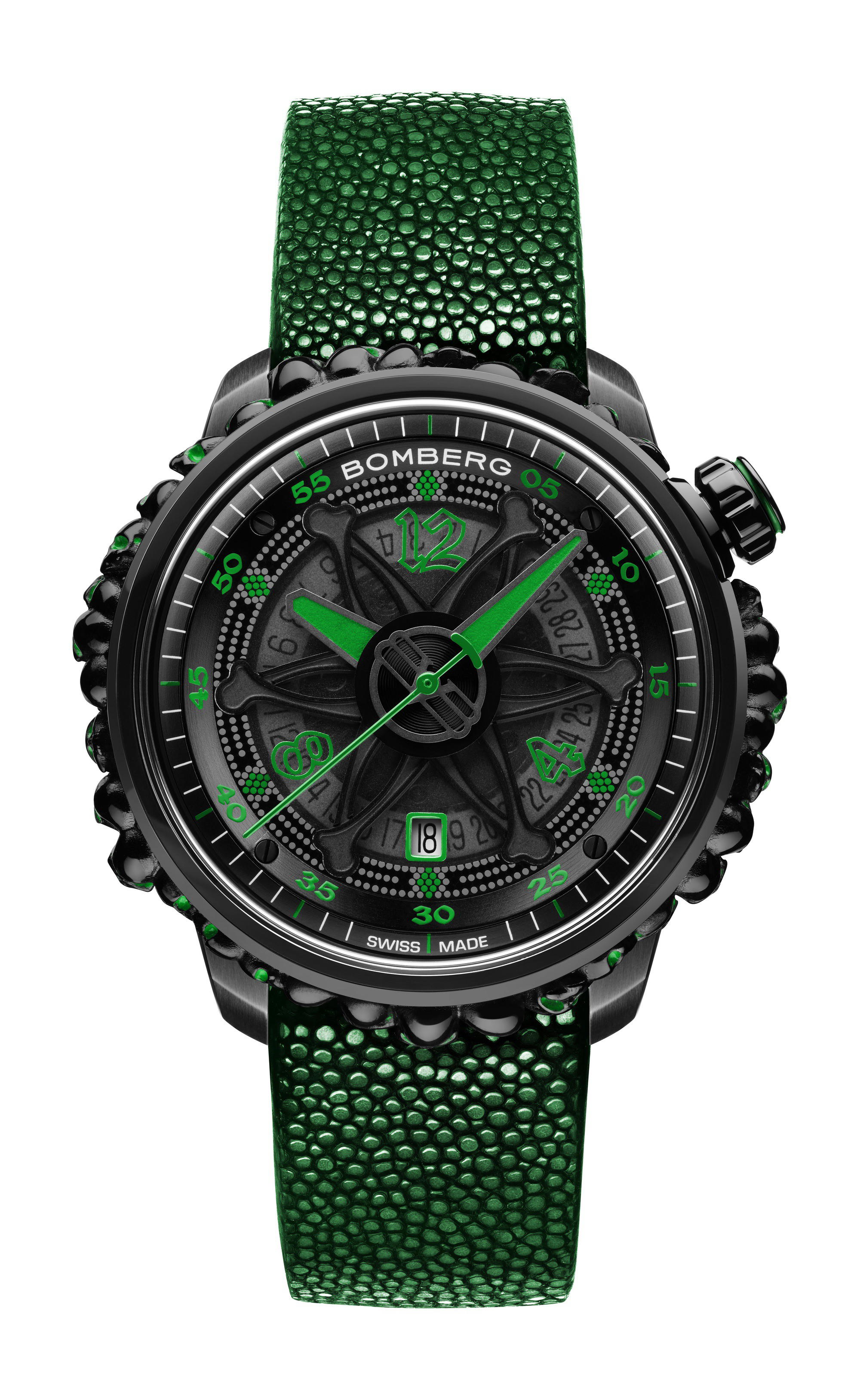 Bomberg BB-01 AUTOMATIC GREEN CATACOMB LIMITED EDITION