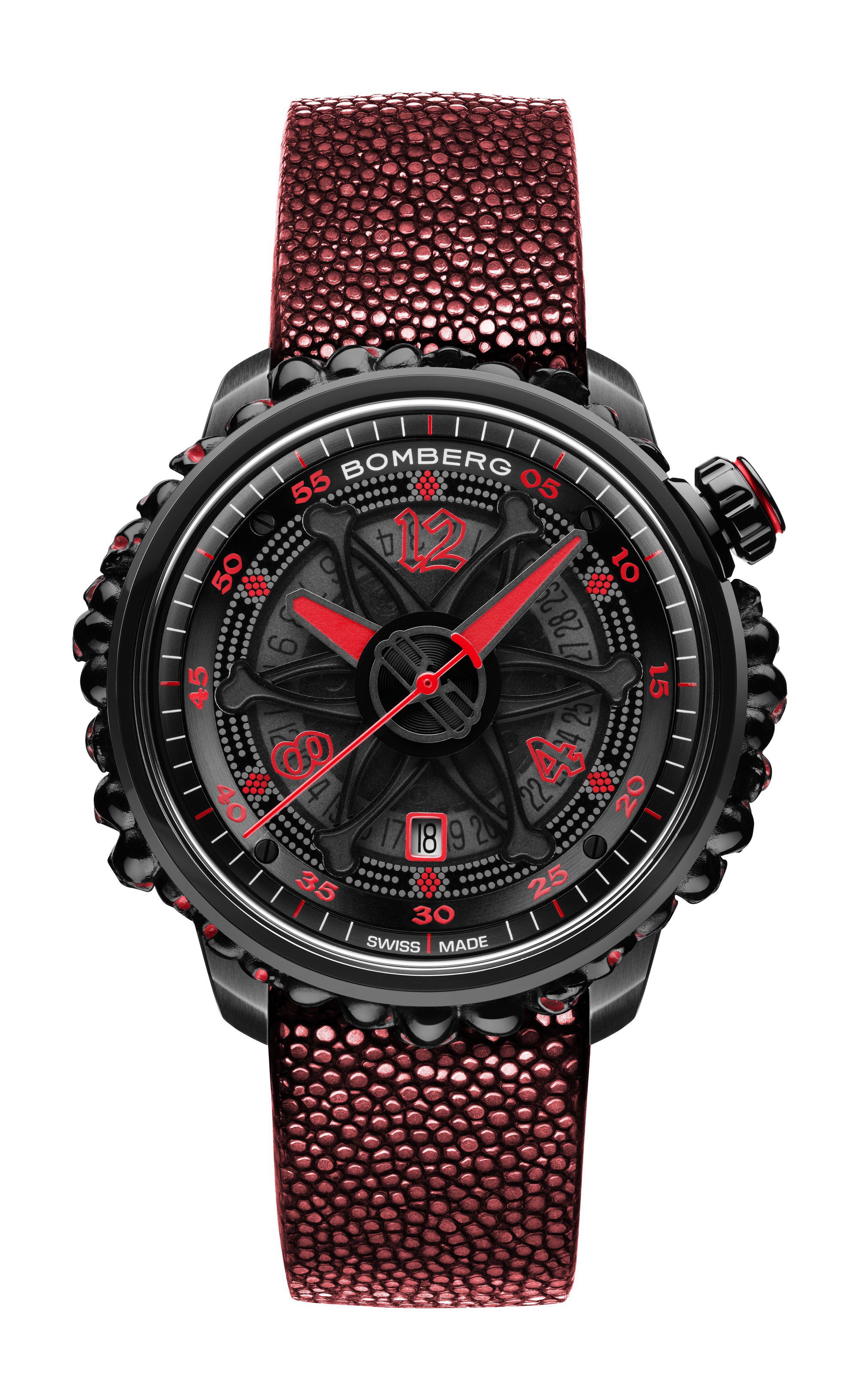 Bomberg BB-01 AUTOMATIC RED CATACOMB LIMITED EDITION
