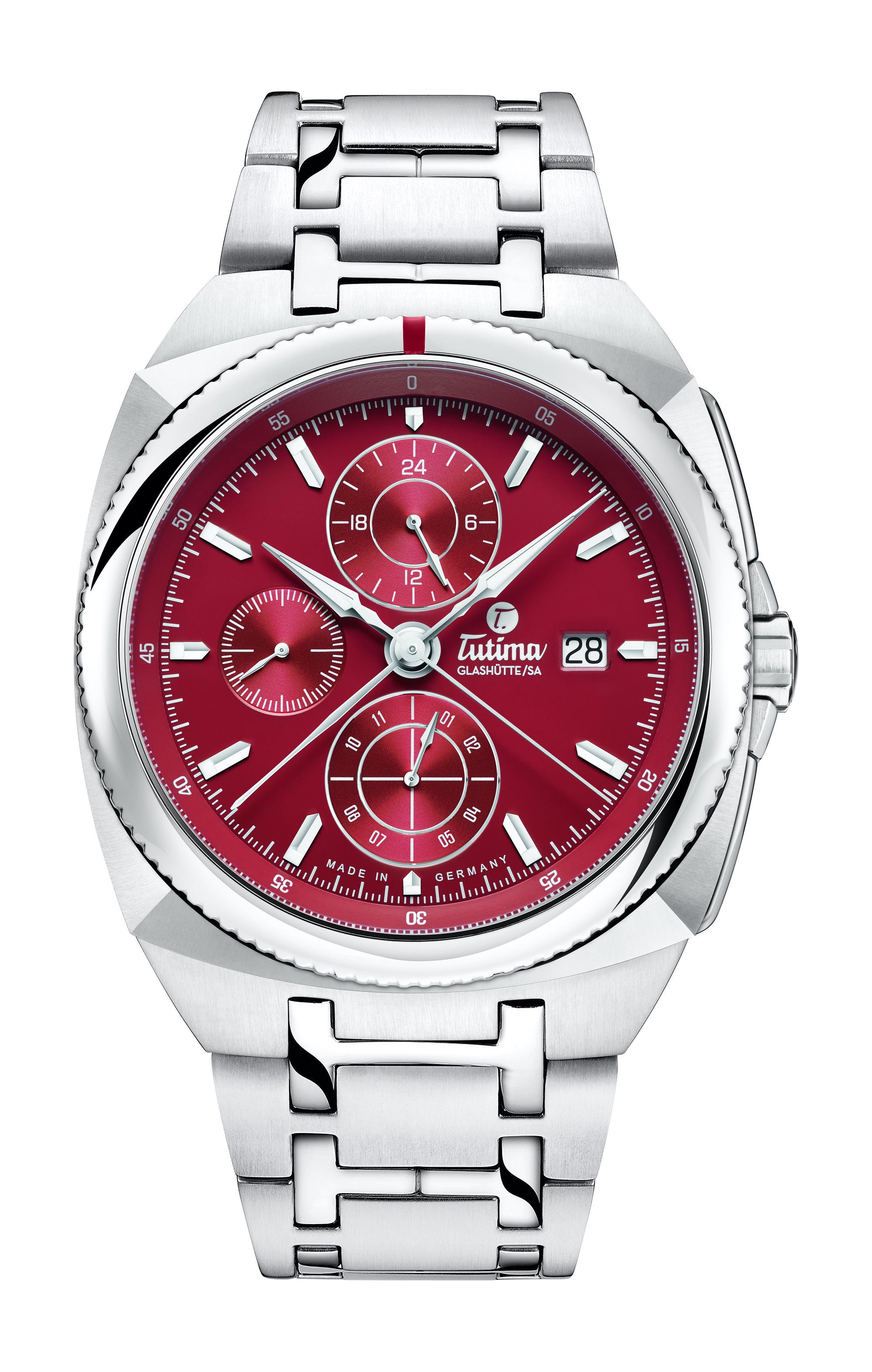 Tutima Glashütte Saxon One Chronograph Racing Red