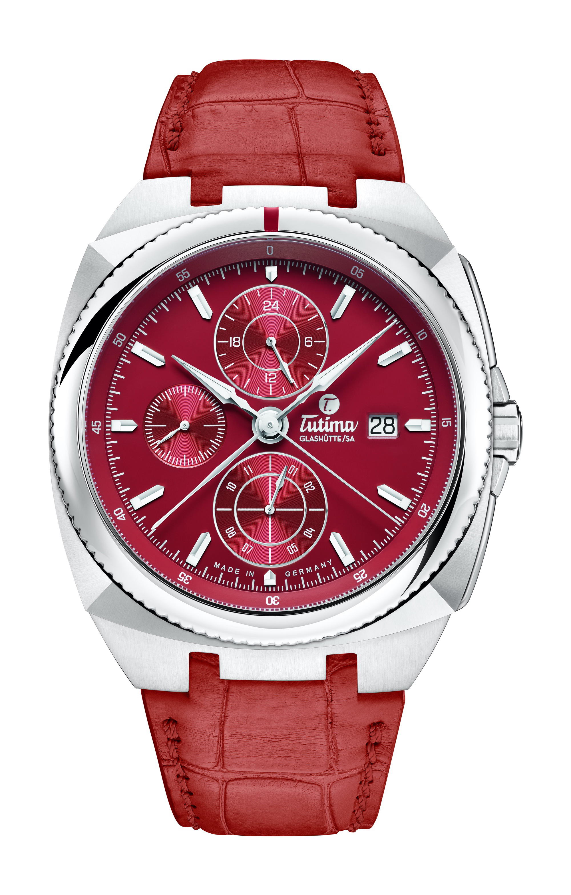Tutima Glashütte Saxon One Chronograph Racing Red