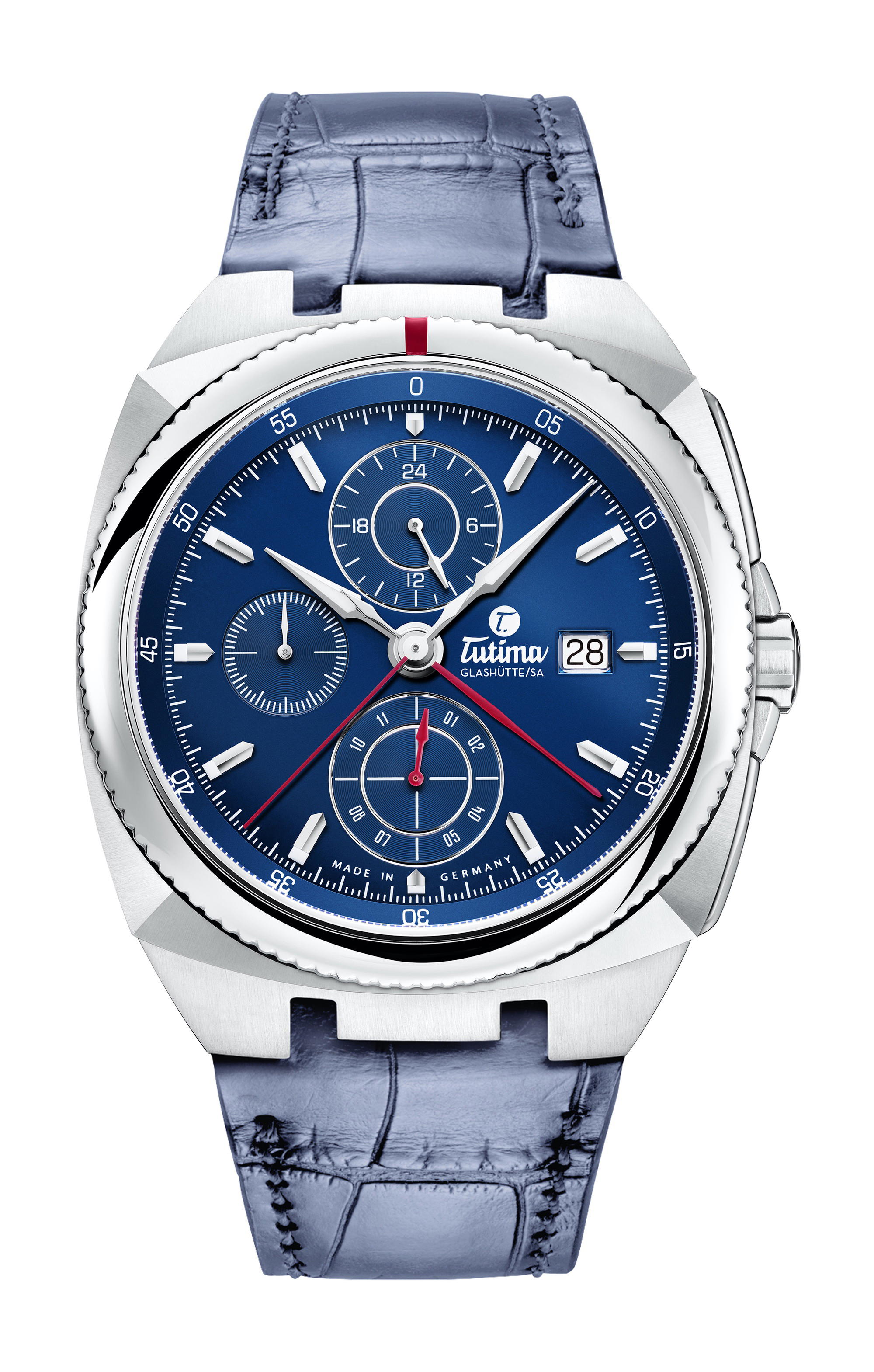 Tutima Glashütte Saxon One Chronograph Royal Blue