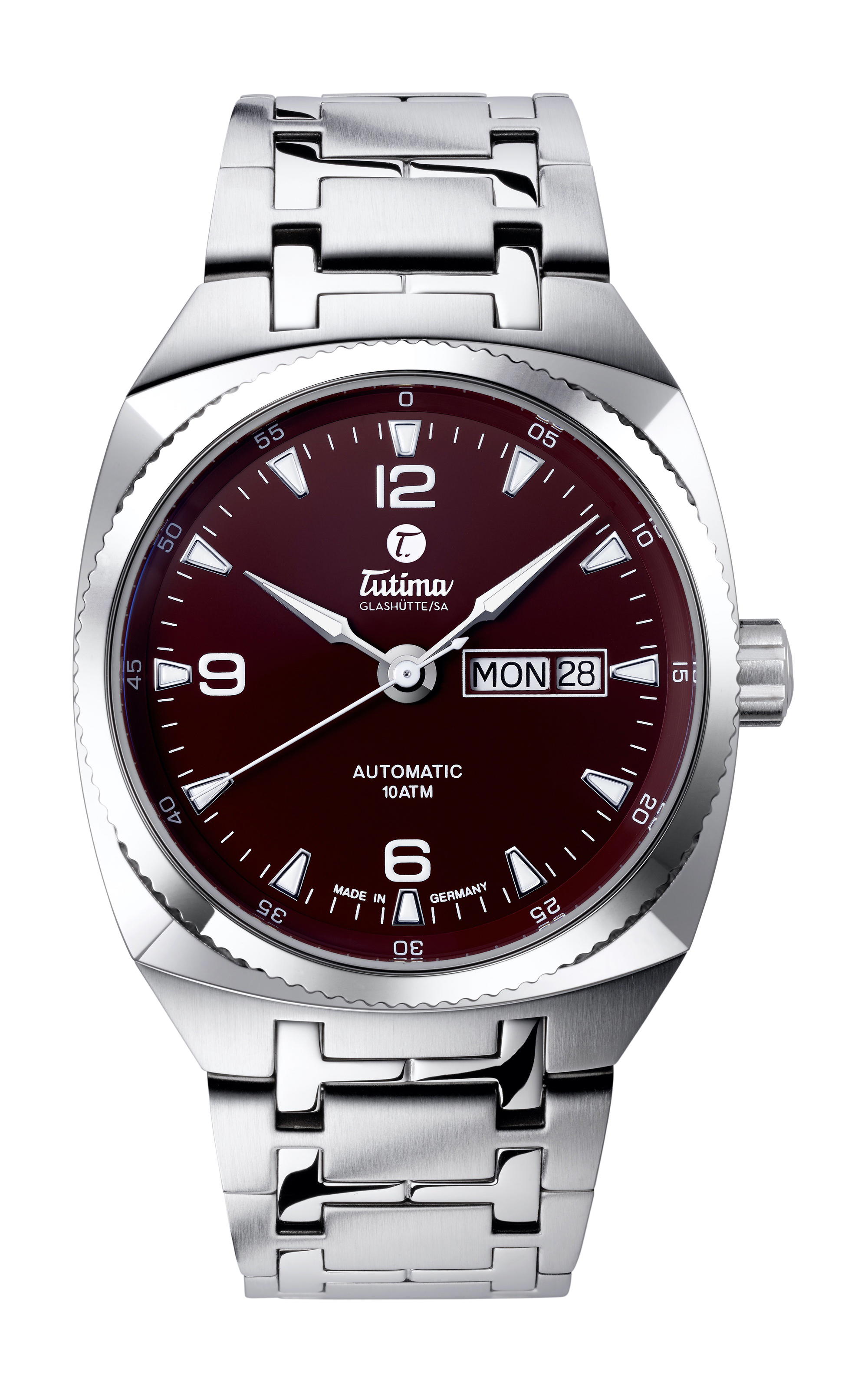 Tutima Glashütte Saxon One M Automatic Maroon Brown