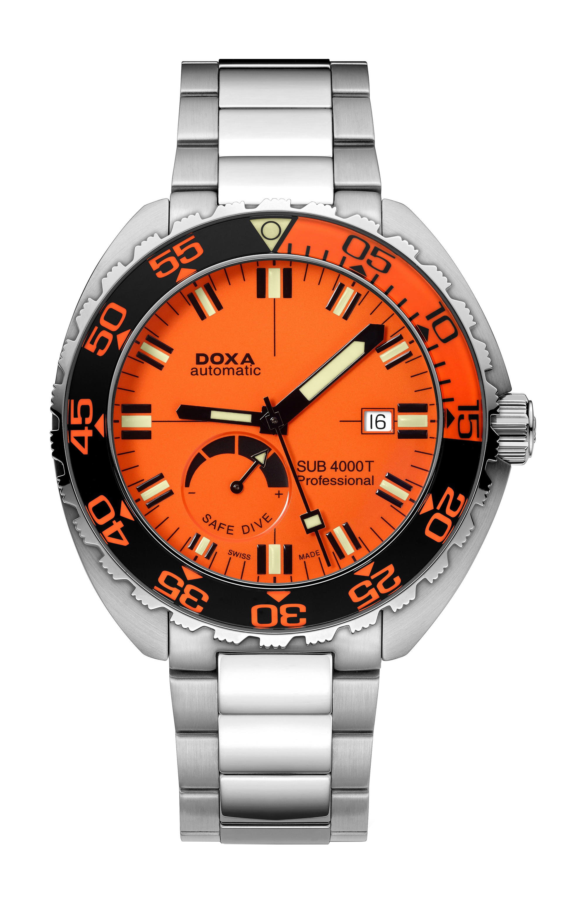 Doxa SUB 4000T Professional Sapphire Bezel
