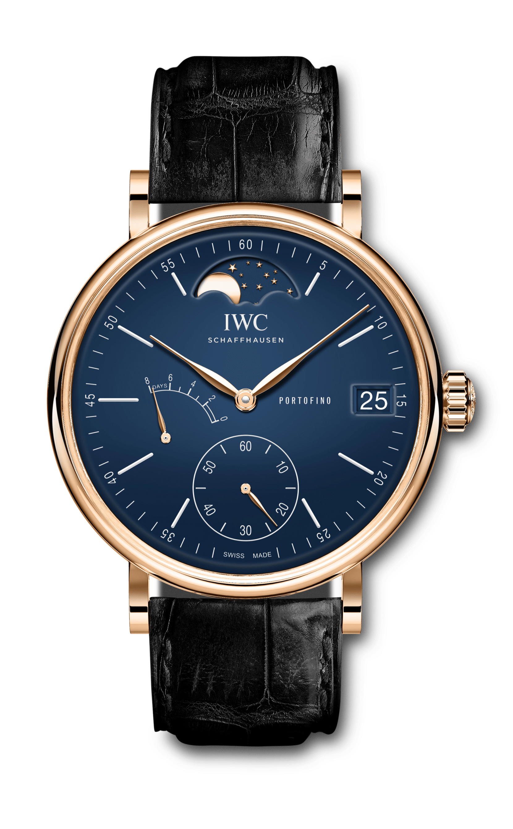 IWC Schaffhausen Portofino Hand-Wound Moon Phase Edition “150 Years”