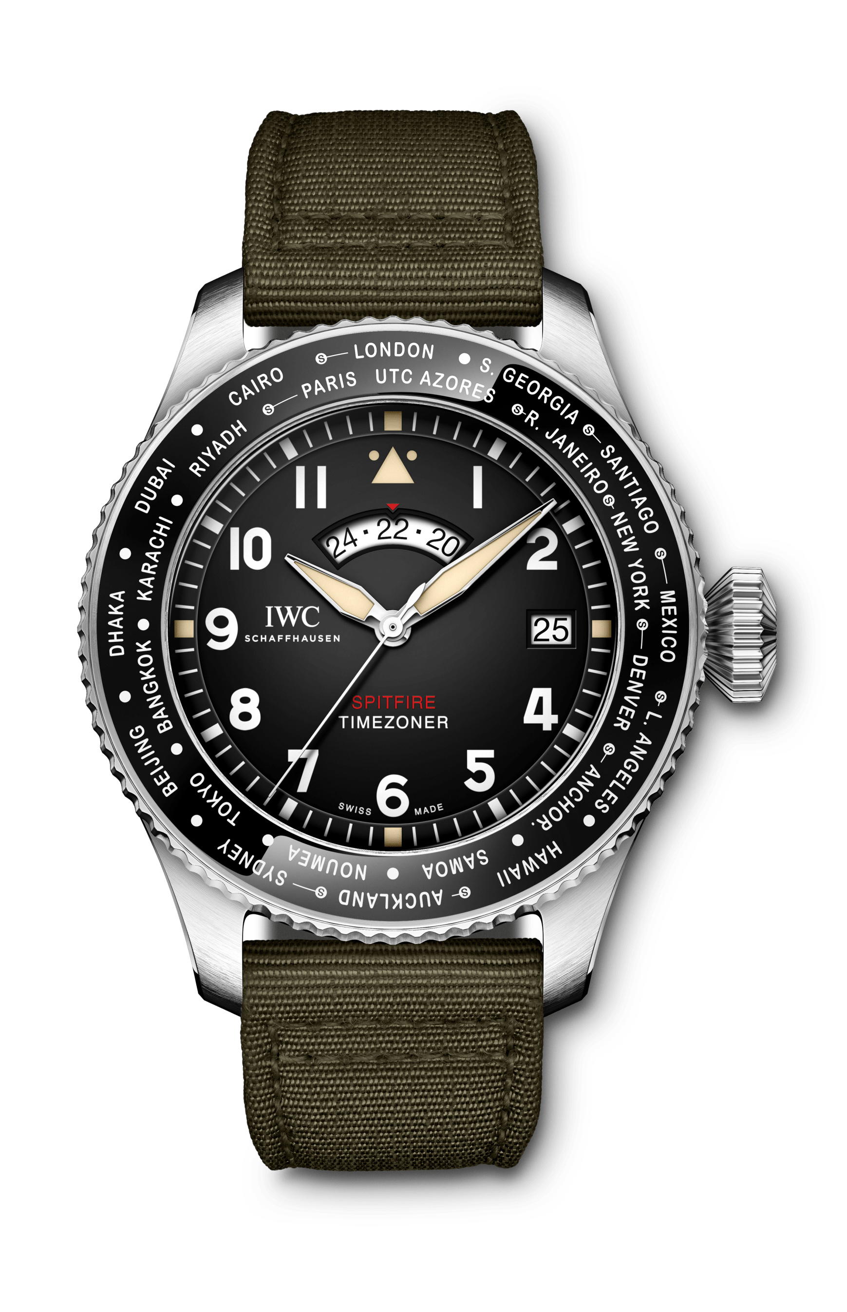 IWC Schaffhausen Pilot’s Watch Timezoner Spitfire Edition “The Longest Flight”