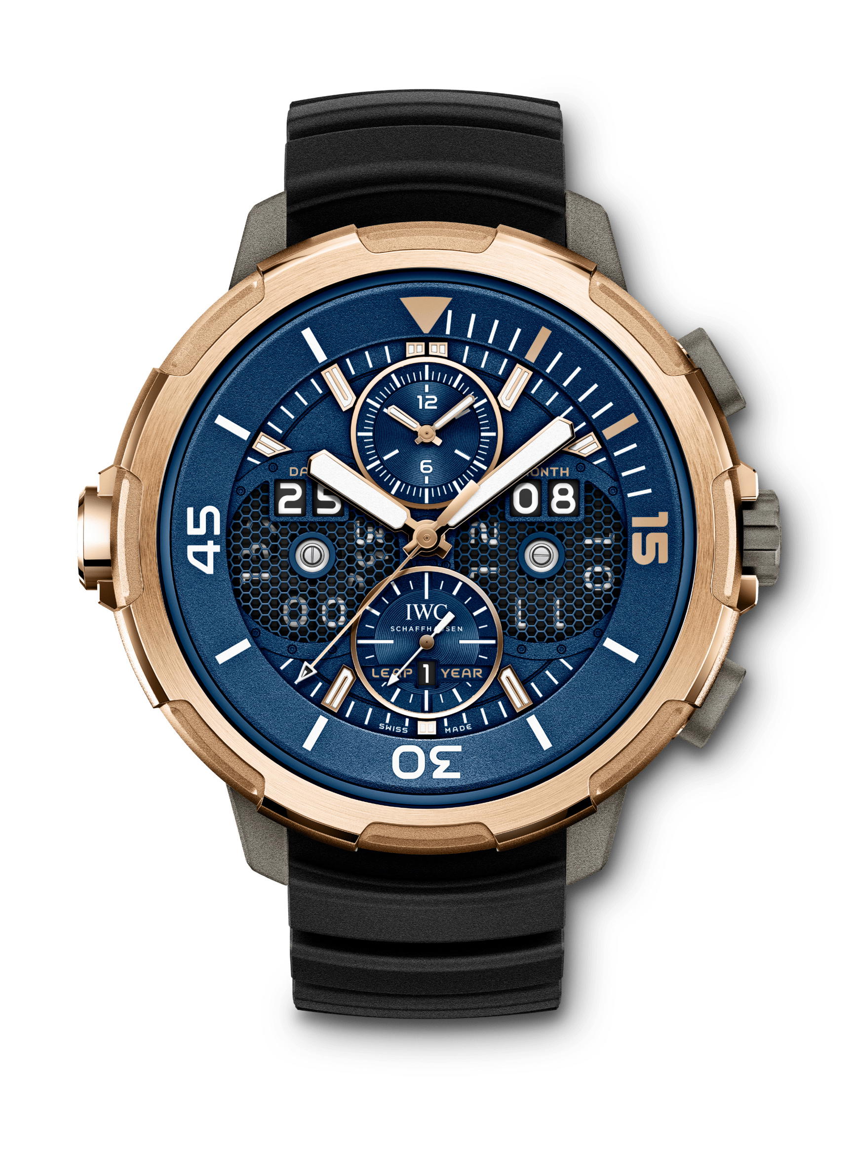 IWC Schaffhausen Aquatimer Perpetual Calendar Digital Date-Month
