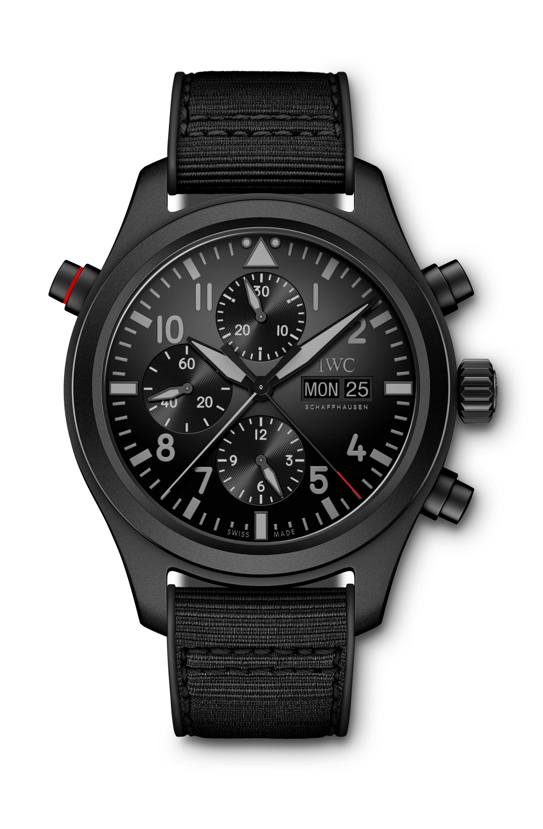 IWC Schaffhausen Pilot’s Watch Double Chronograph TOP GUN Ceratanium