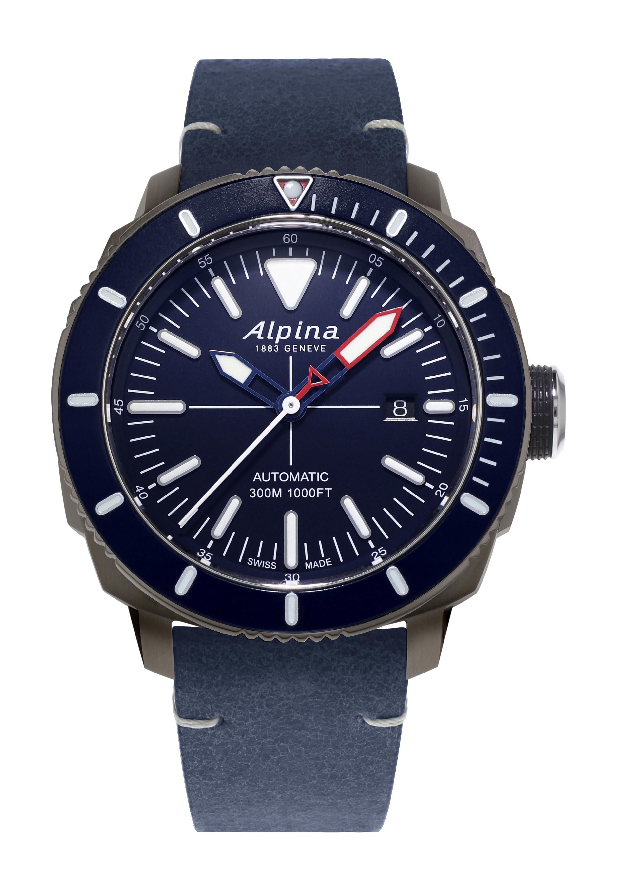 Alpina Seastrong Diver 300 Automatic Navy Blue