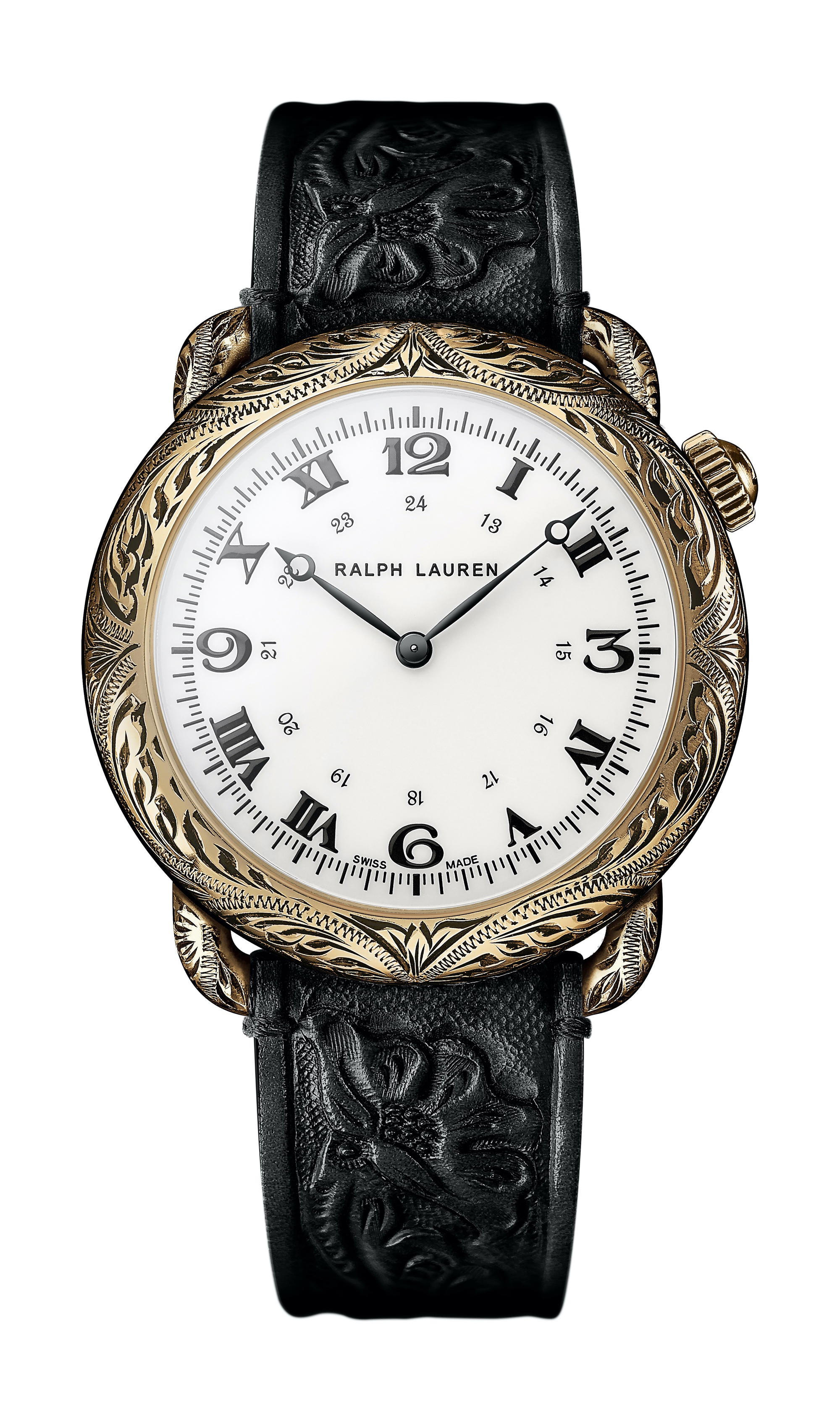 Ralph Lauren Western Round 45mm Rose Gold