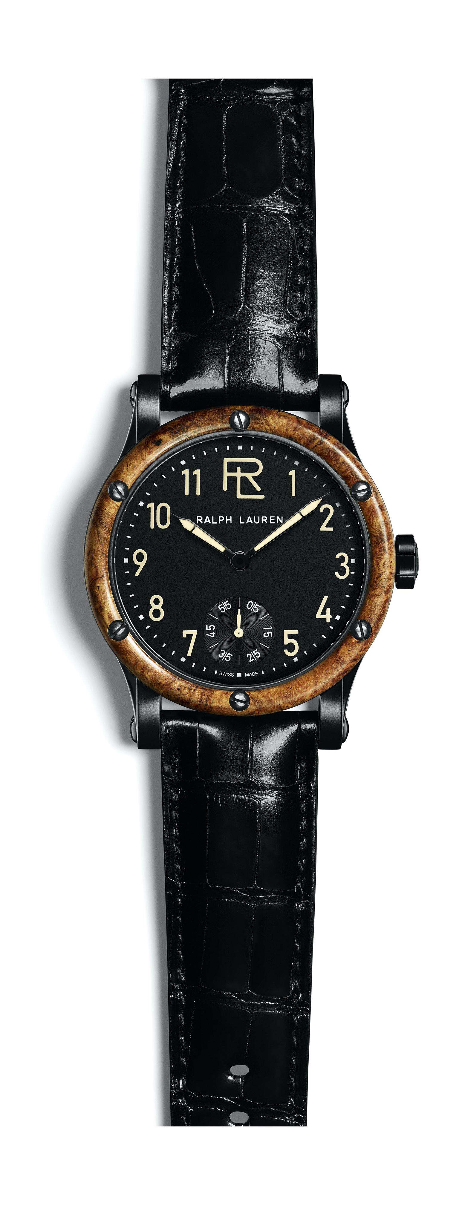Ralph Lauren Rl Automotive 39mm Black Steel