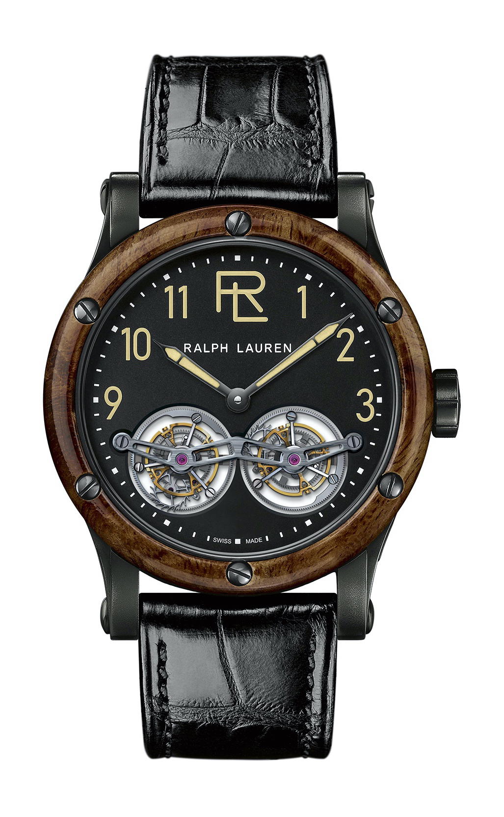 Ralph Lauren Automotive Double Tourbillon Black Steel