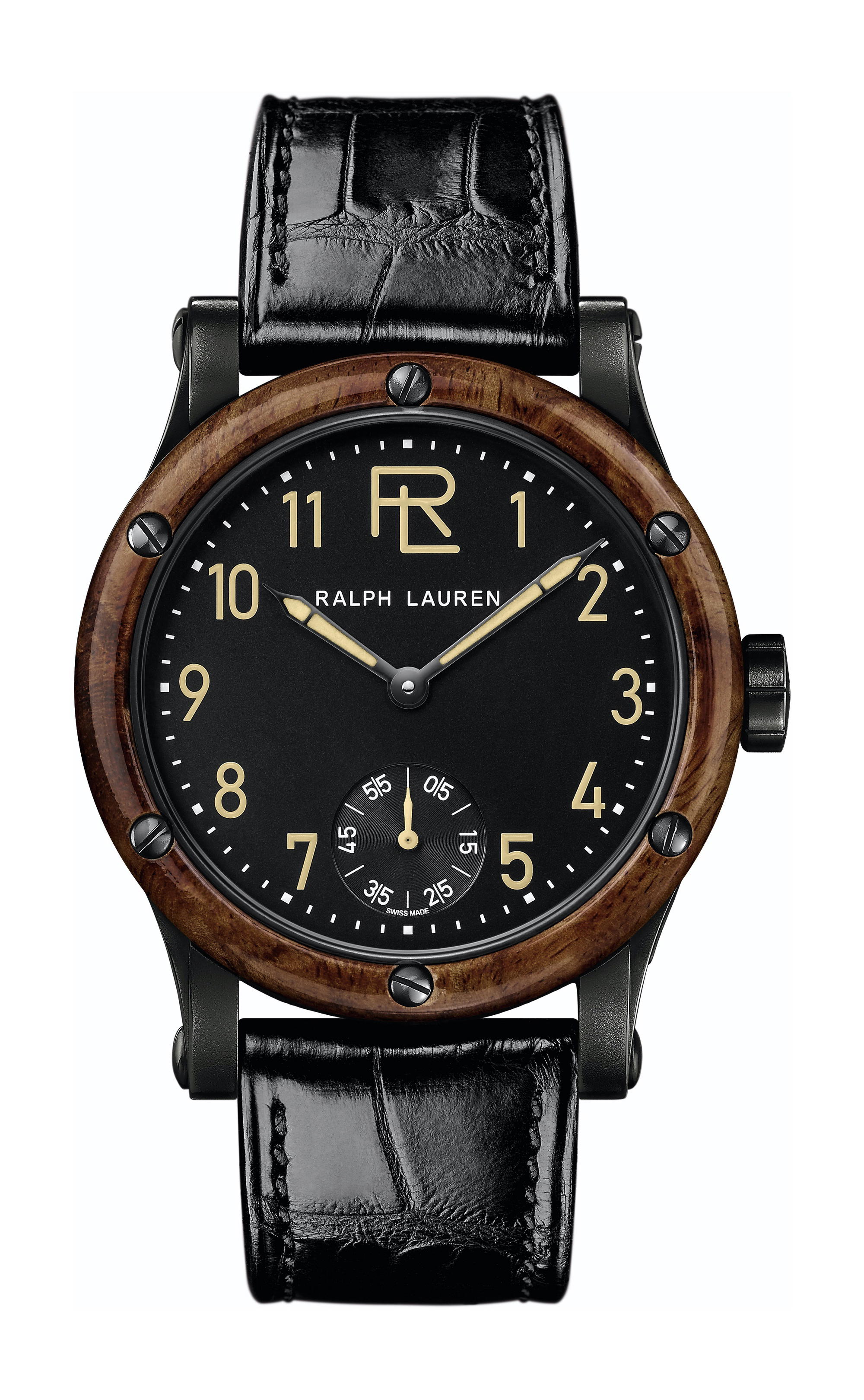 Ralph Lauren Rl Automotive 45mm Black Steel