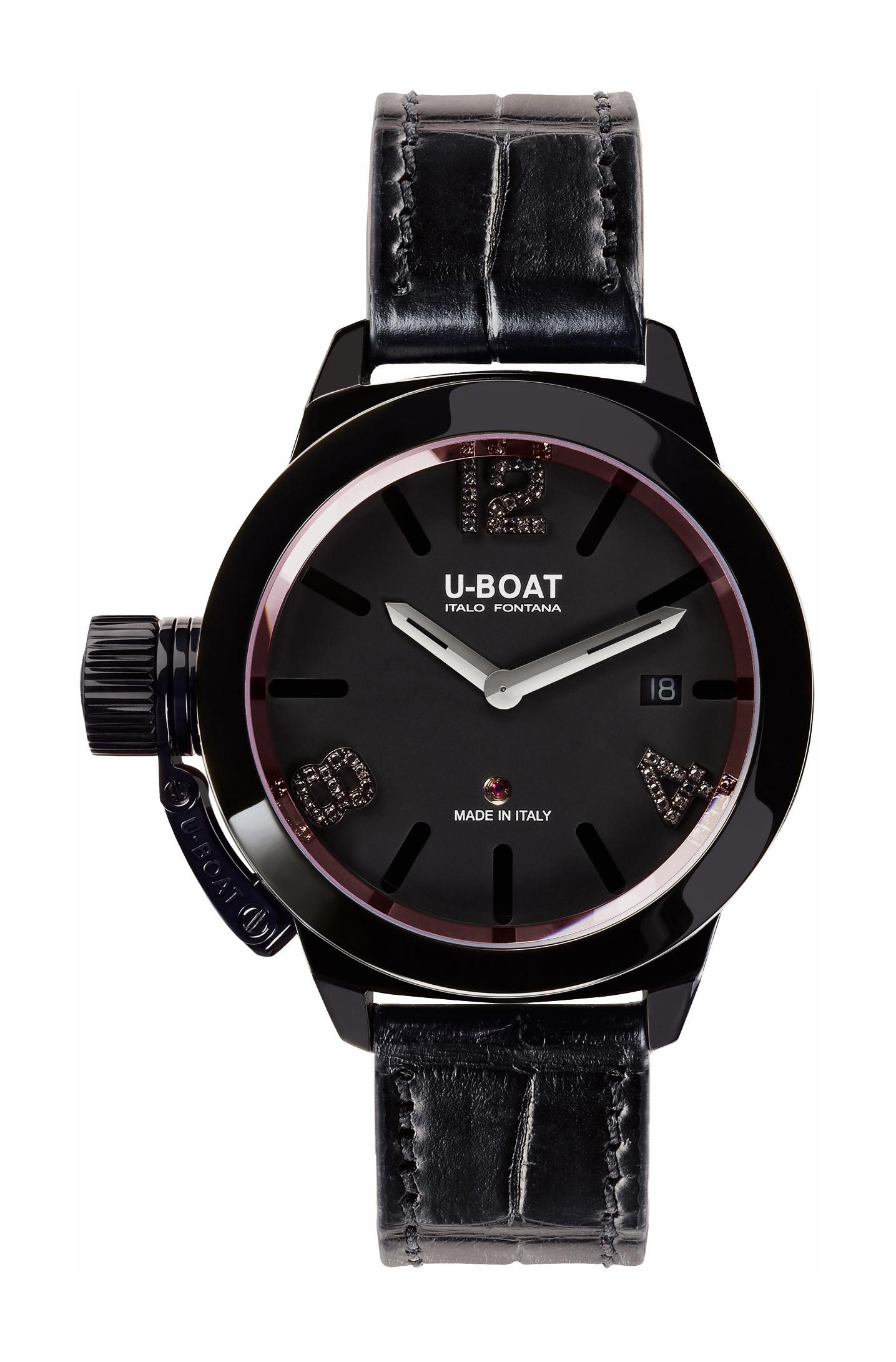 U-Boat Classico 40 IPB Black Diamonds