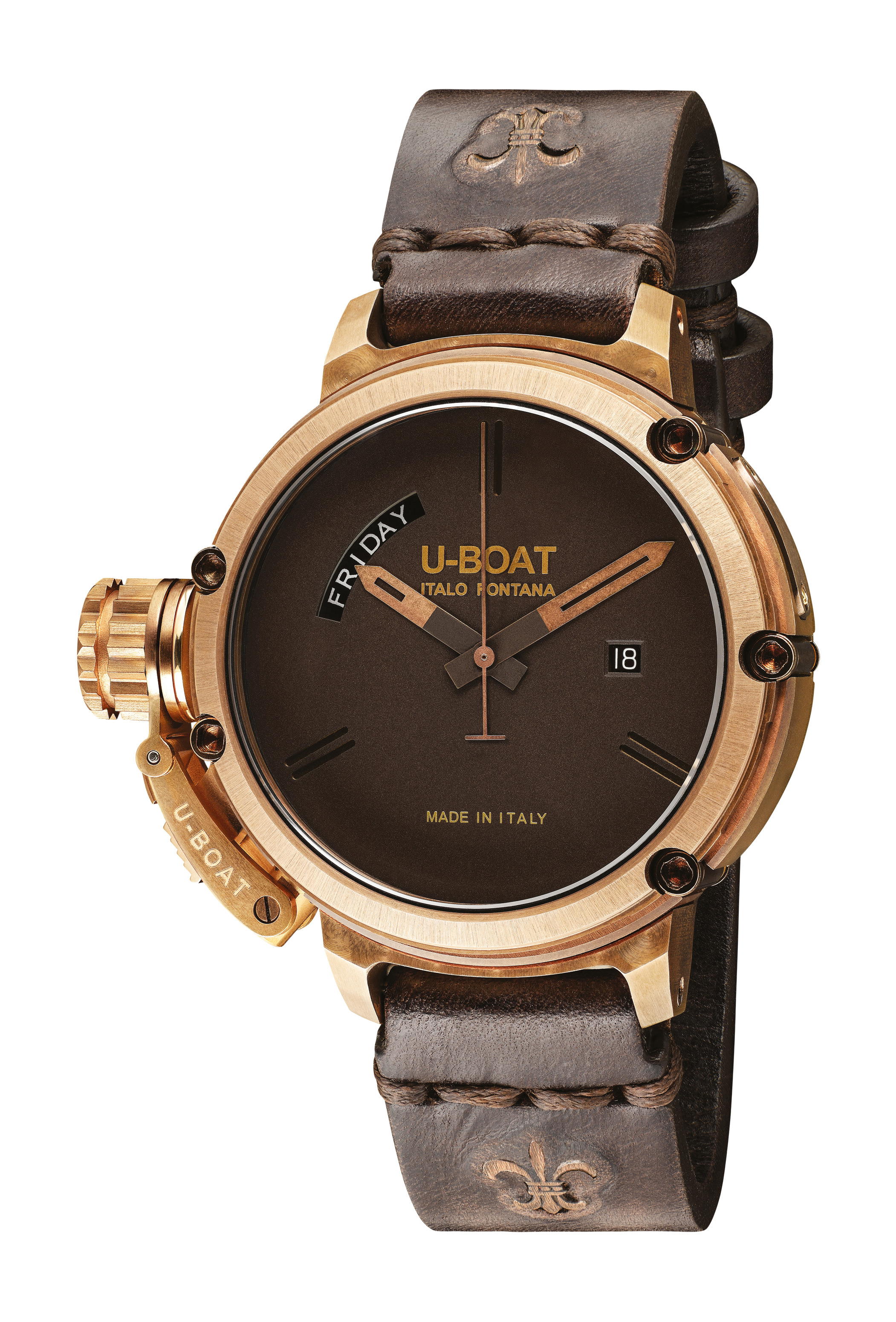 U-Boat Chimera 46 Day Date Bronze