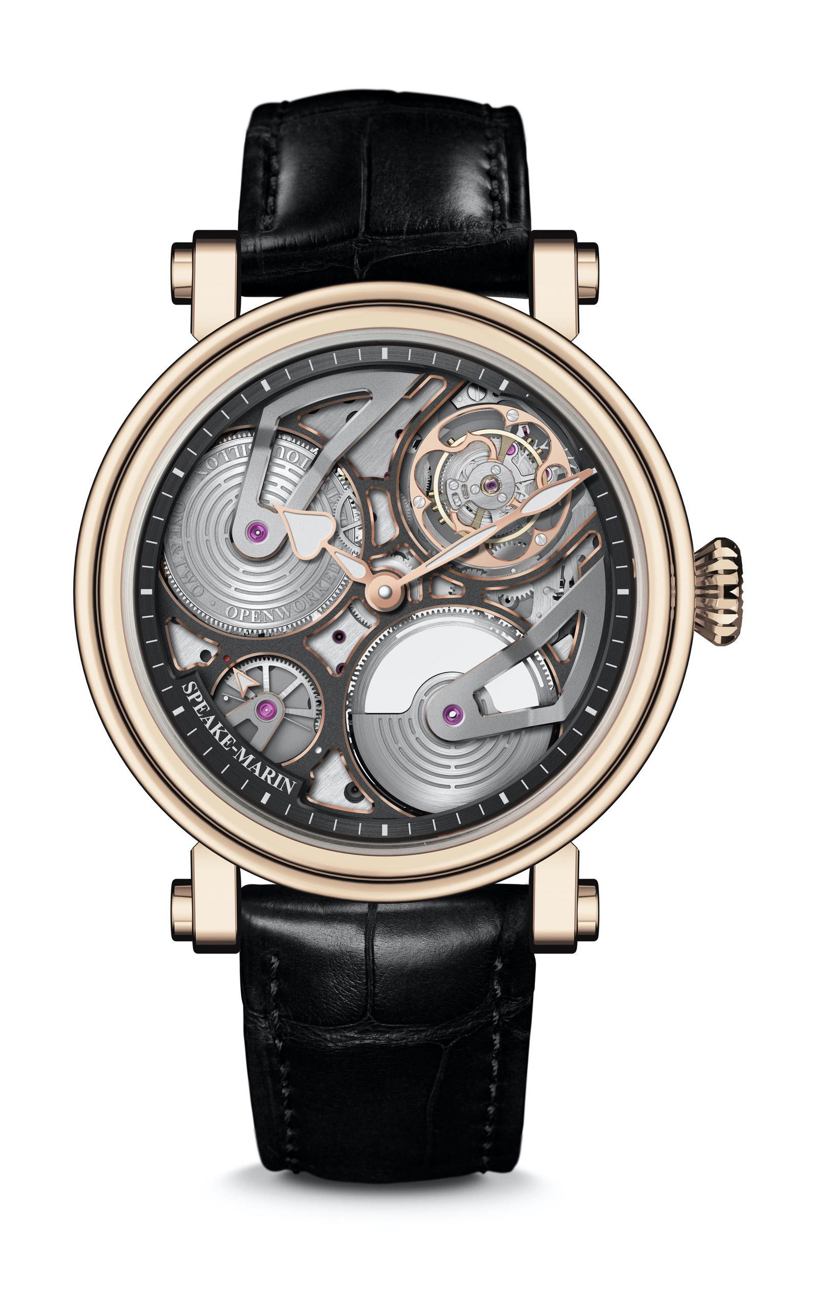 Speake-Marin Openworked Tourbillon Red Gold