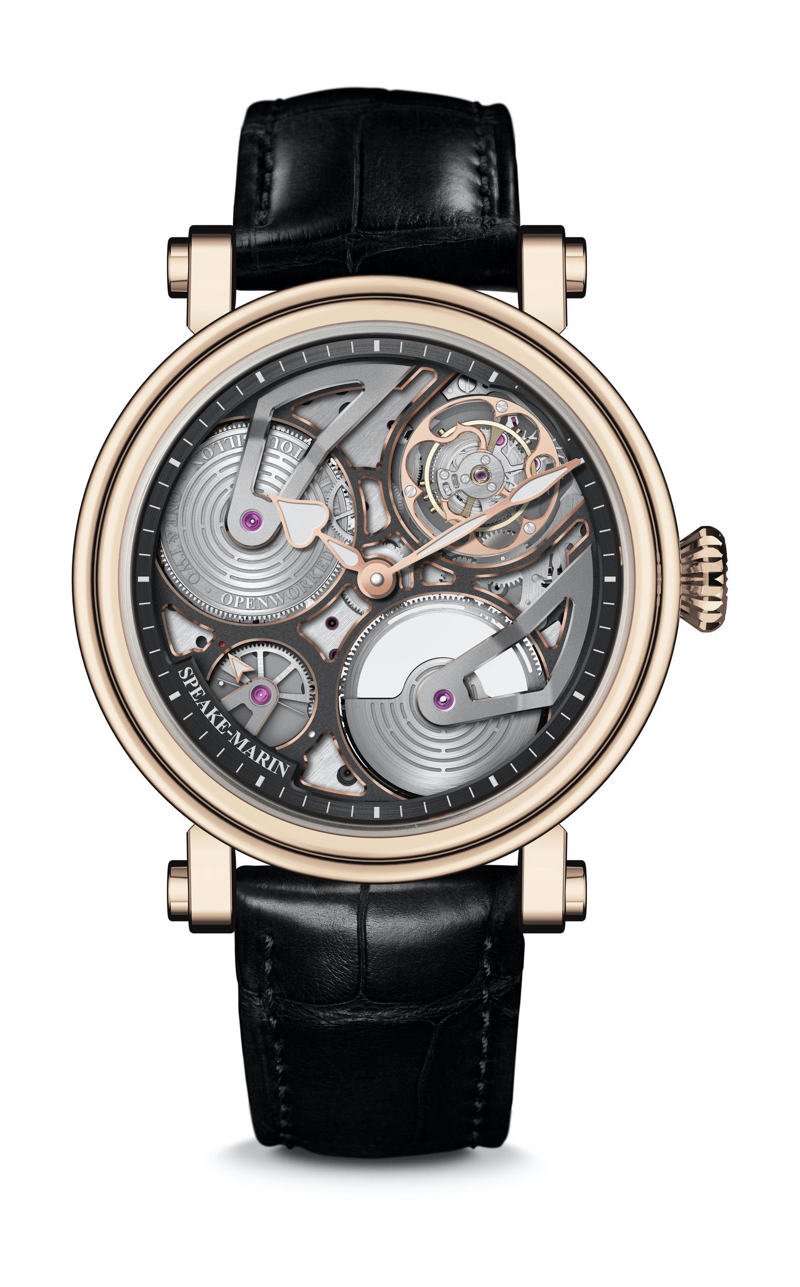 Openworked Tourbillon Red Gold
