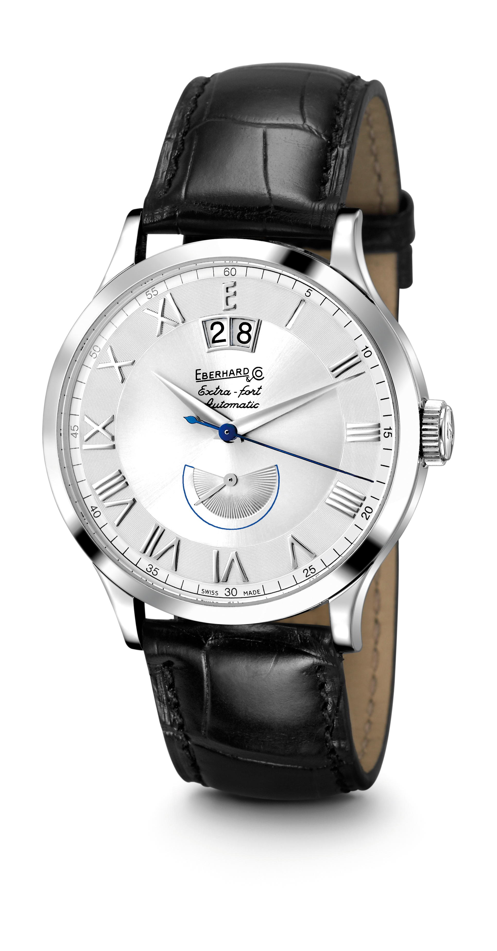 Eberhard & Co Extra-fort Grade Date Réserve de Marche Edition Bleuet