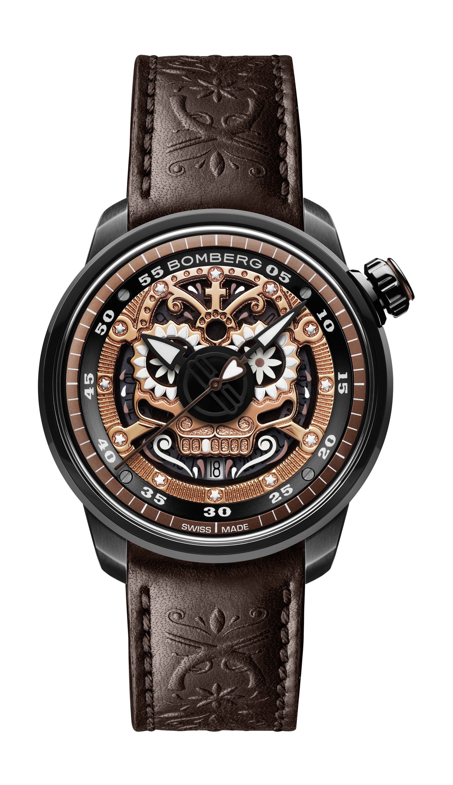 Bomberg BB-01 AUTOMATIC MARIACHI SKULL LIMITED EDITION