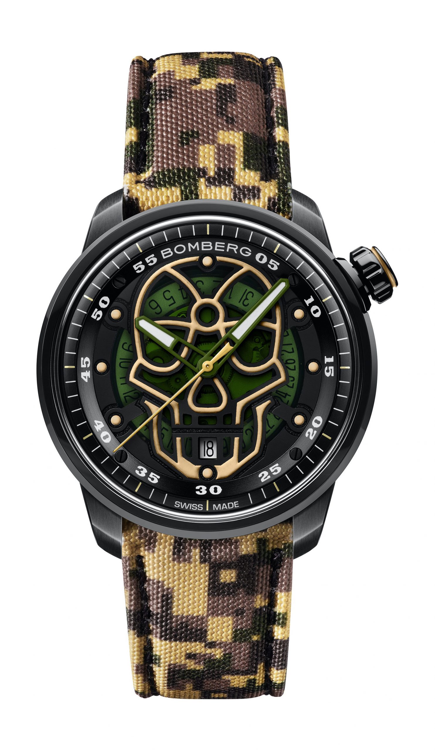 Bomberg BB-01 AUTOMATIC MILITARY SKULL LIMITED EDITION