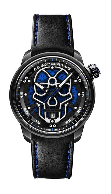Bomberg BB-01 AUTOMATIC BLUE SKULL