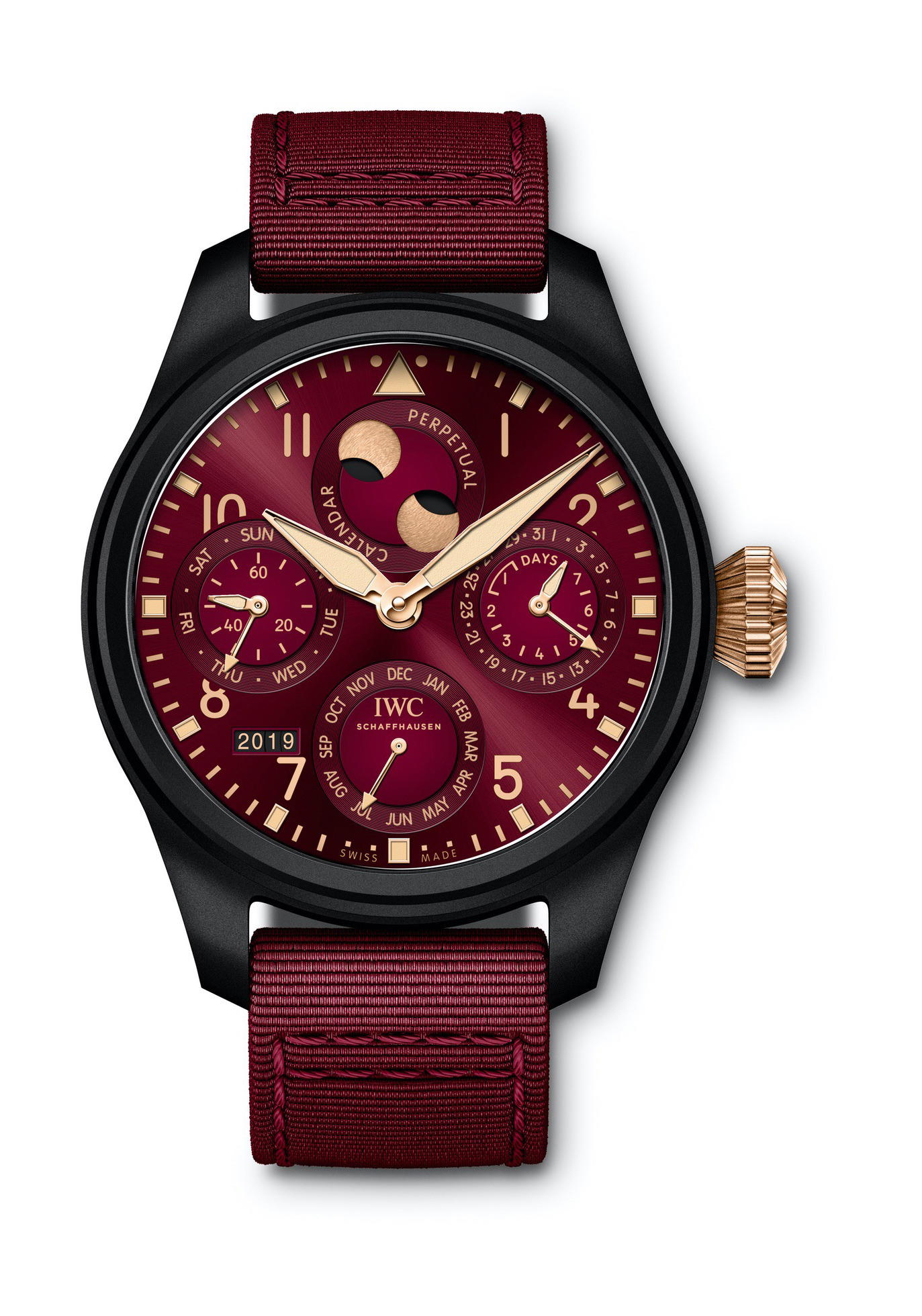 IWC Schaffhausen Lewis Hamilton Big Pilot's Watch Pereptual Calendar Edition
