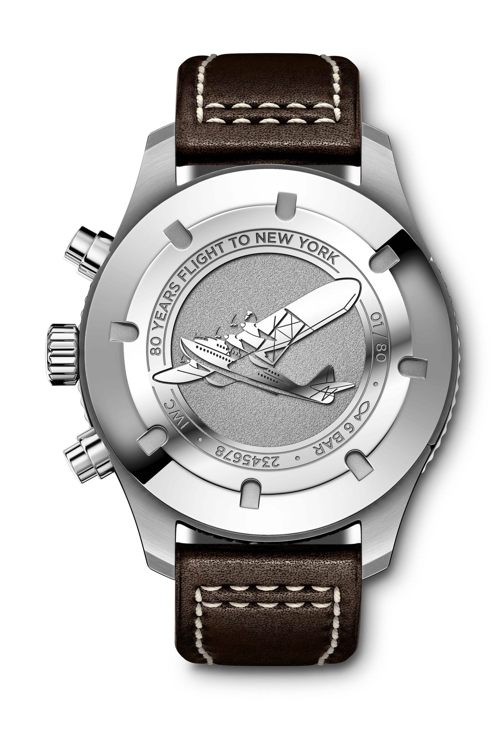 IWC Pilot’s Watch Timezoner Chronograph Edition “80 Years Flight to New York”