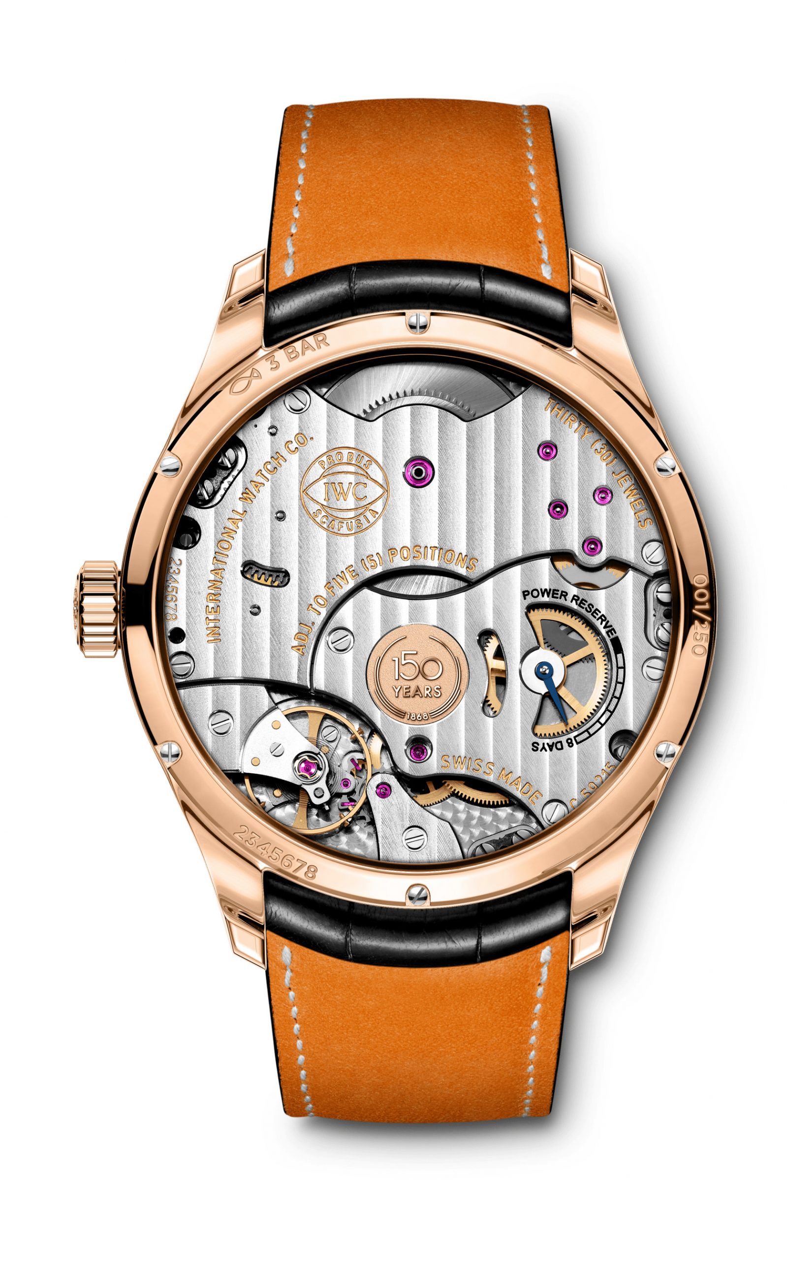 IWC Portugieser Hand-Wound Eight Days Edition “150 Years”