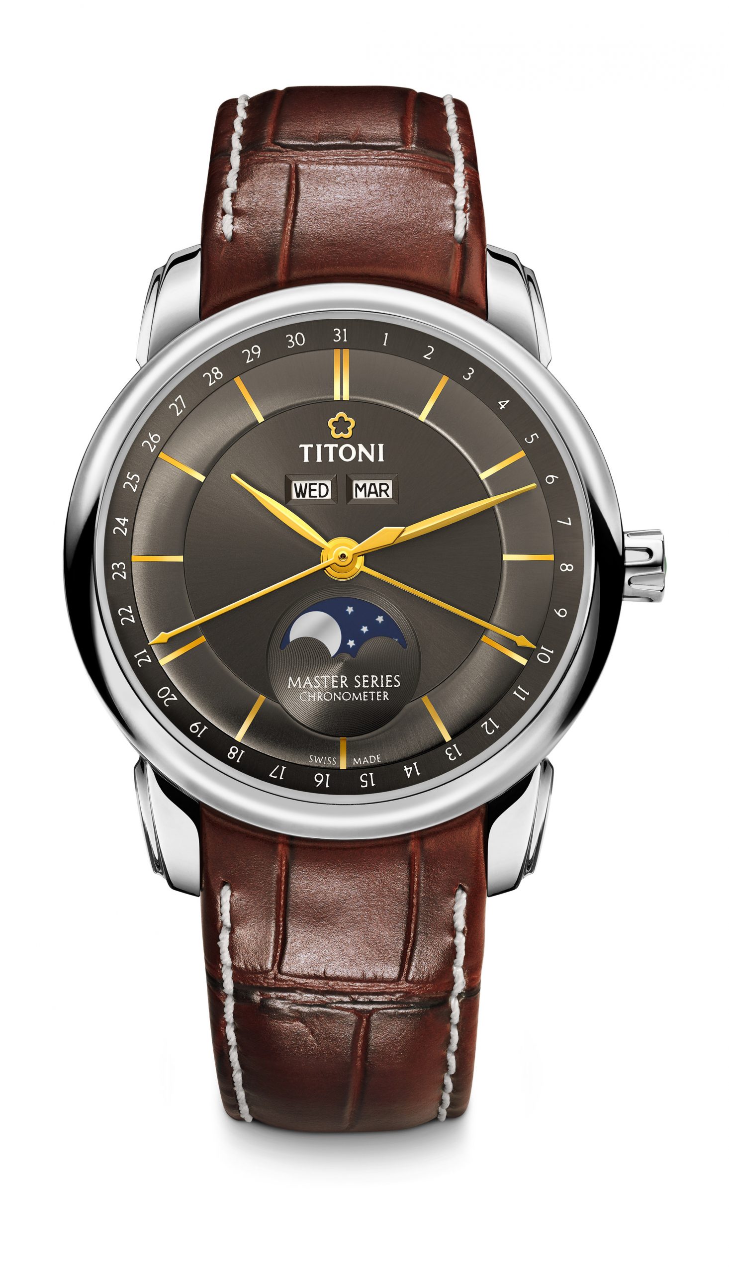 【値下げ】TITONI MASTER SERIES 94588 S-637 Titoni Master Series - 94588 S-ST-637 - 2,600 USD – The