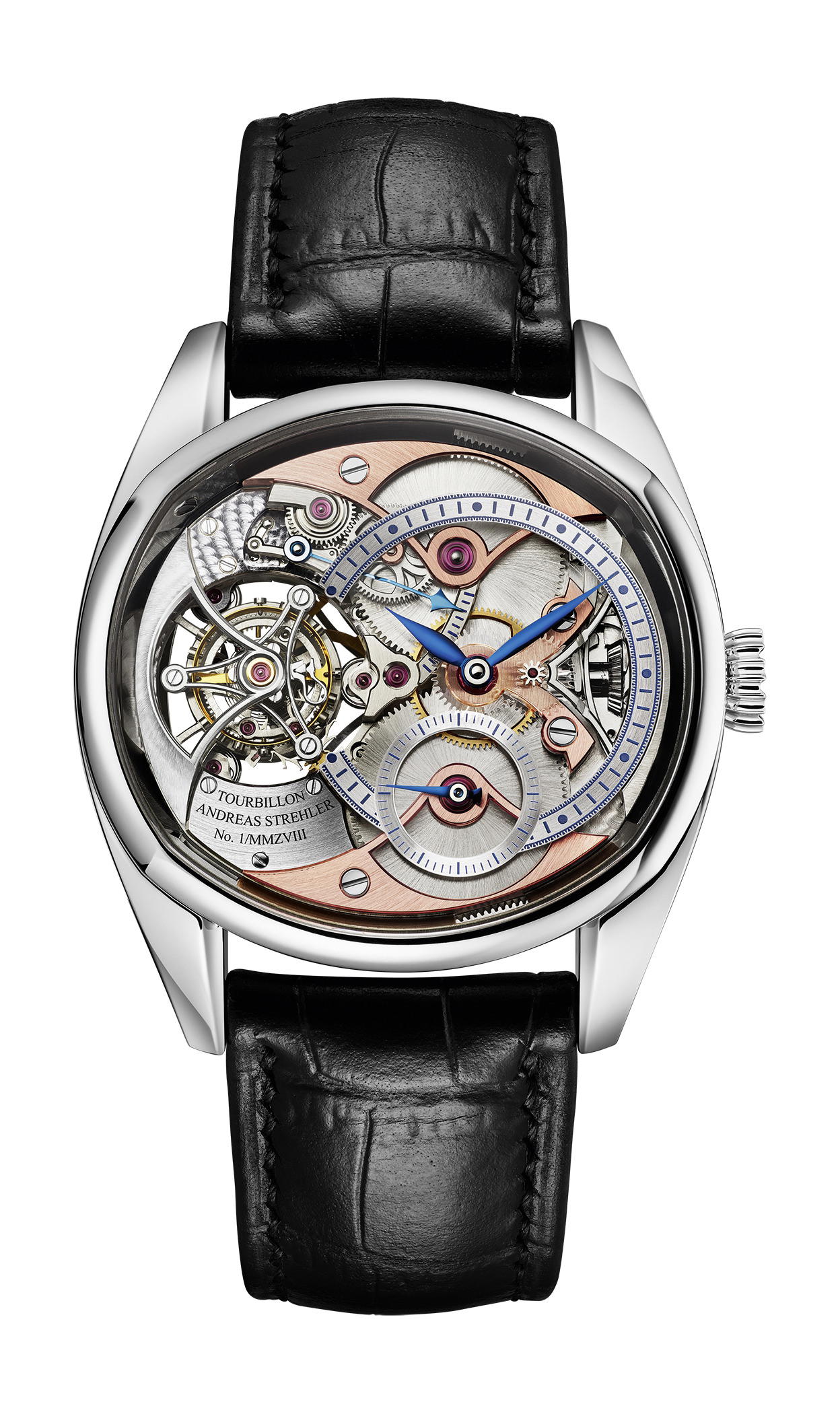 Andreas Strehler Trans-Axial Remontoir Tourbillon Platinum