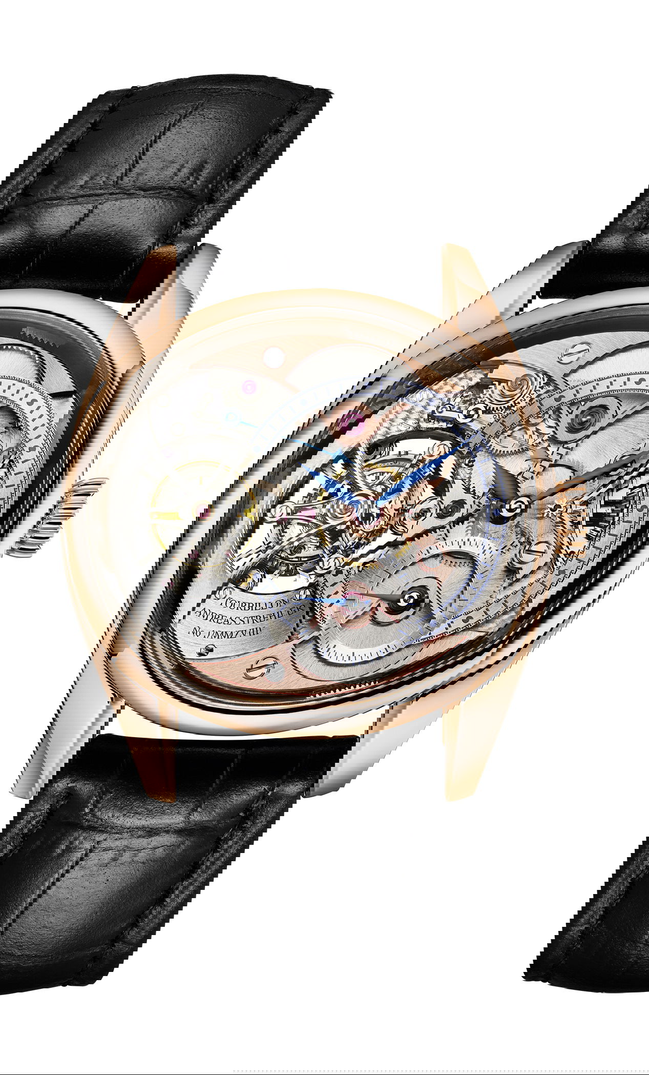 Andreas Strehler Trans-Axial Remontoir Tourbillon 18K Red Gold