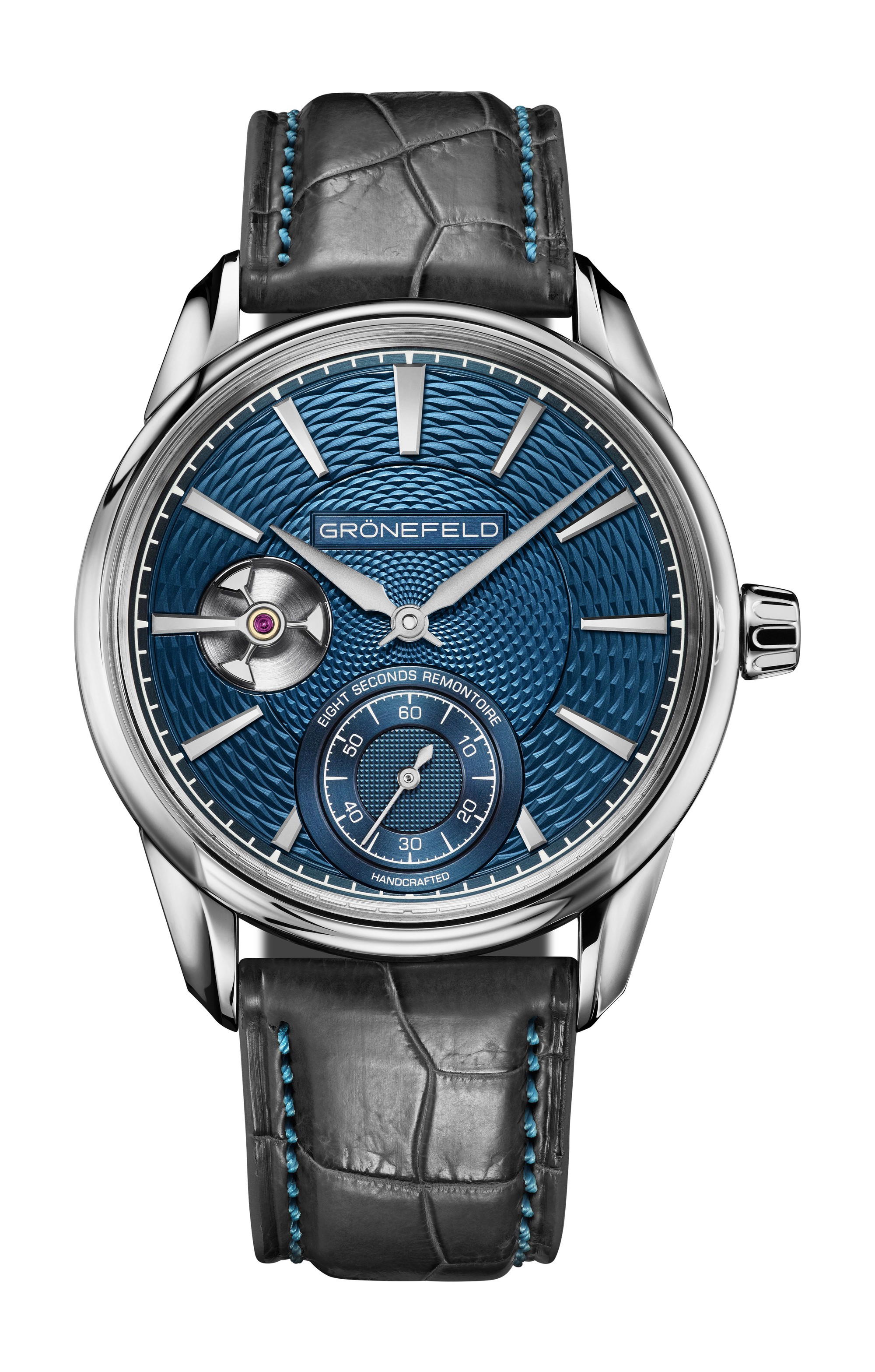 Grönefeld 1941 Remontoire Bespoke Fish Scale Guilloché WG