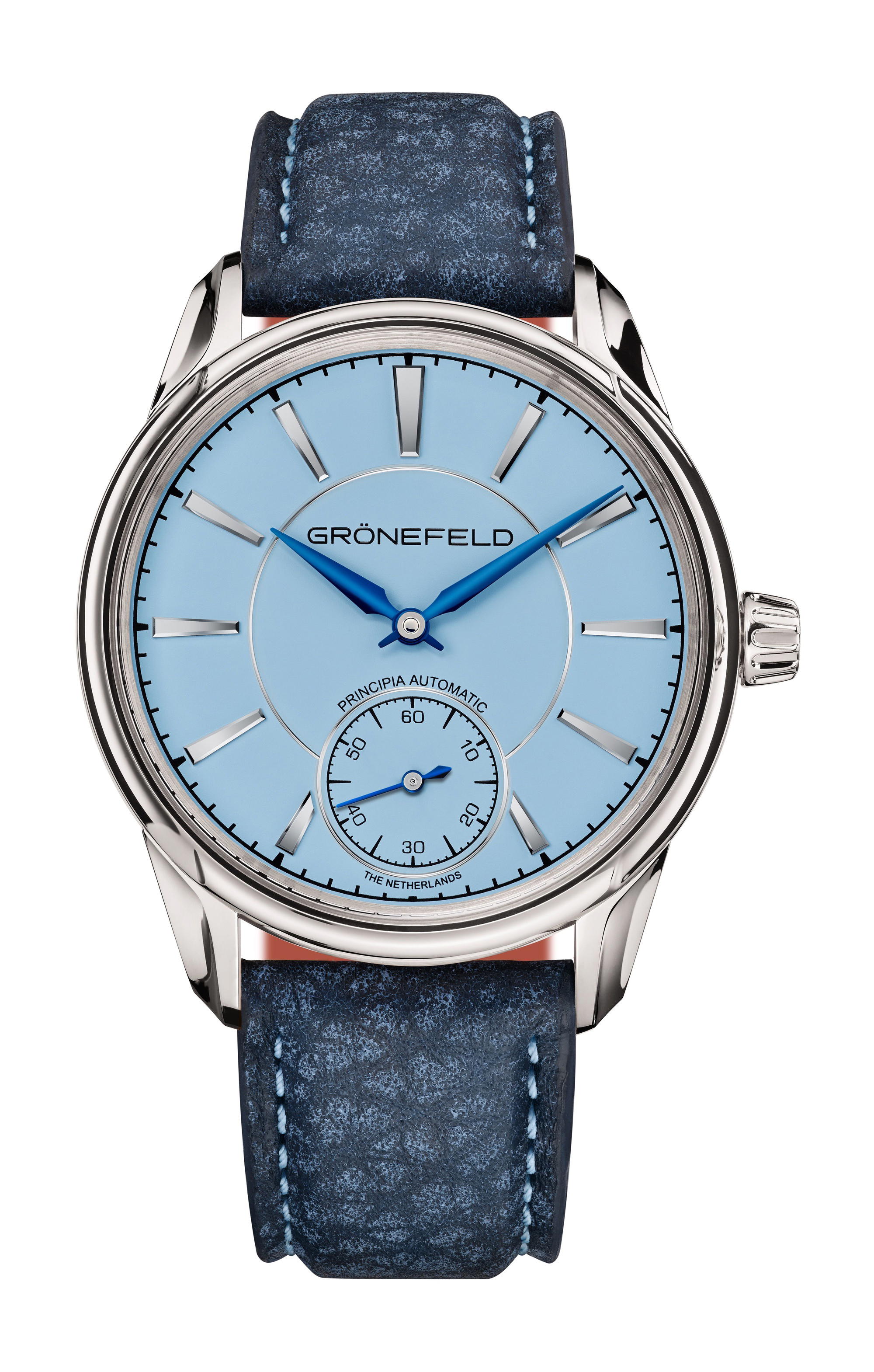 Grönefeld 1941 Principia Automatic Light Blue Dial WG