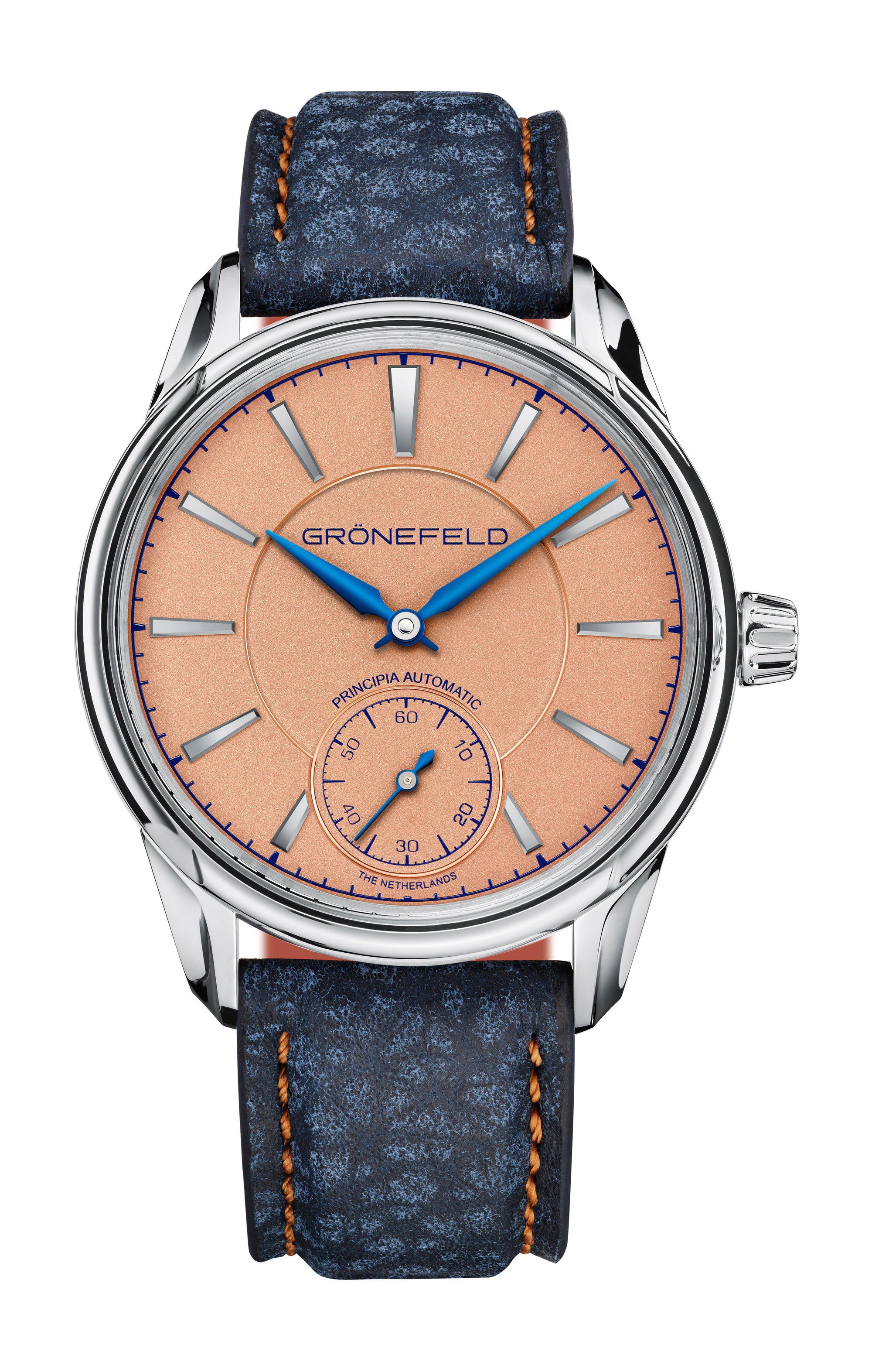 Grönefeld 1941 Principia Automatic Salmon Dial ST