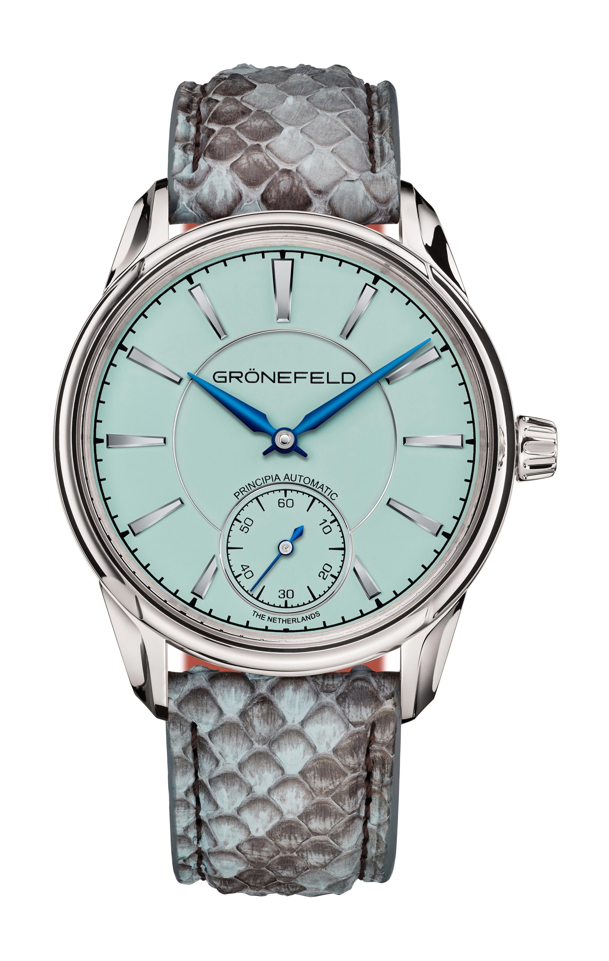 Grönefeld 1941 Principia Automatic TURQUOISE DIAL WG