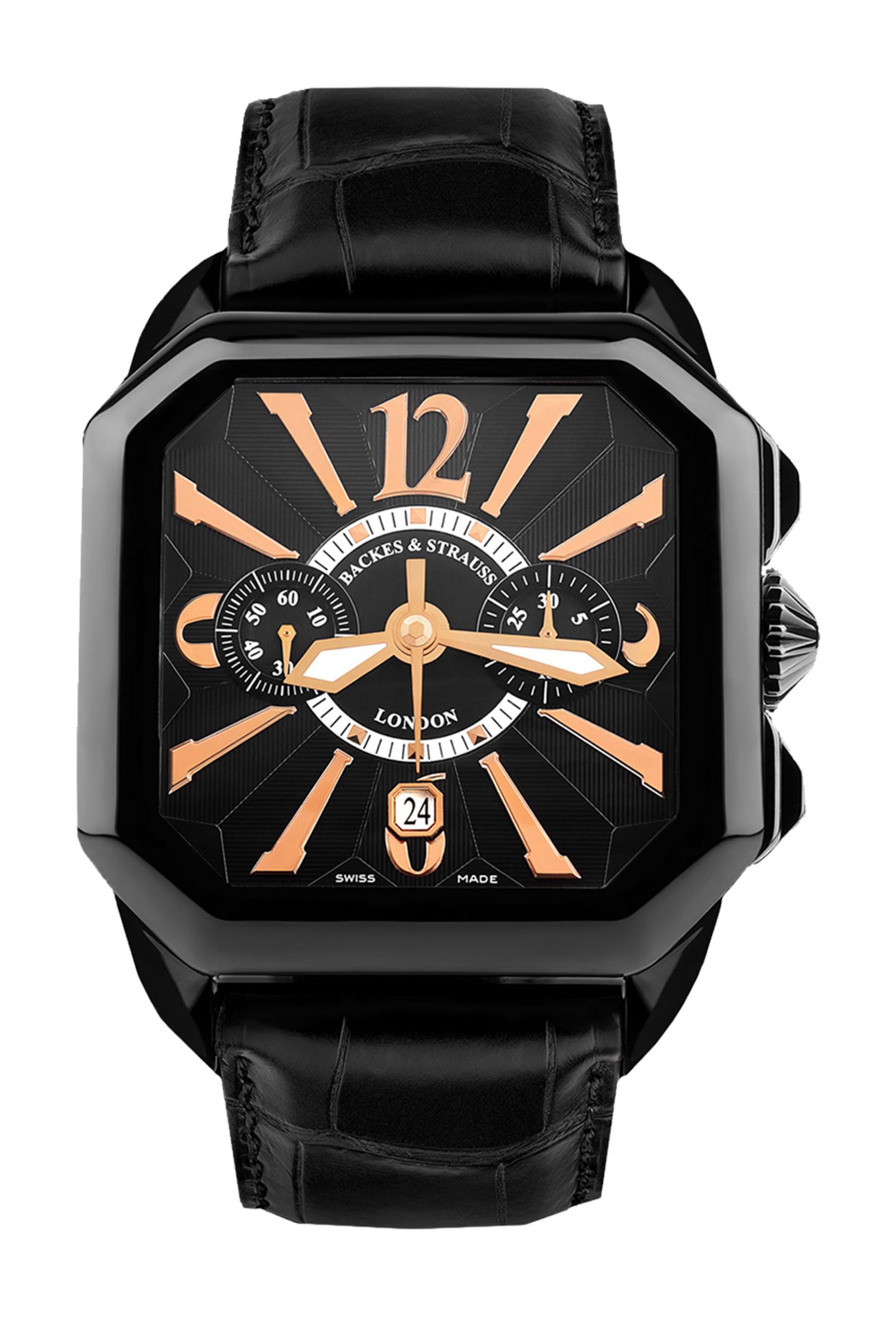 Backes & Strauss Berkeley Black Knight Chronograph 40