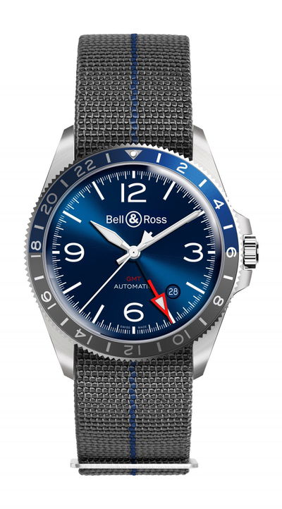 Bell &amp; Ross BR V2-93 GMT Blue