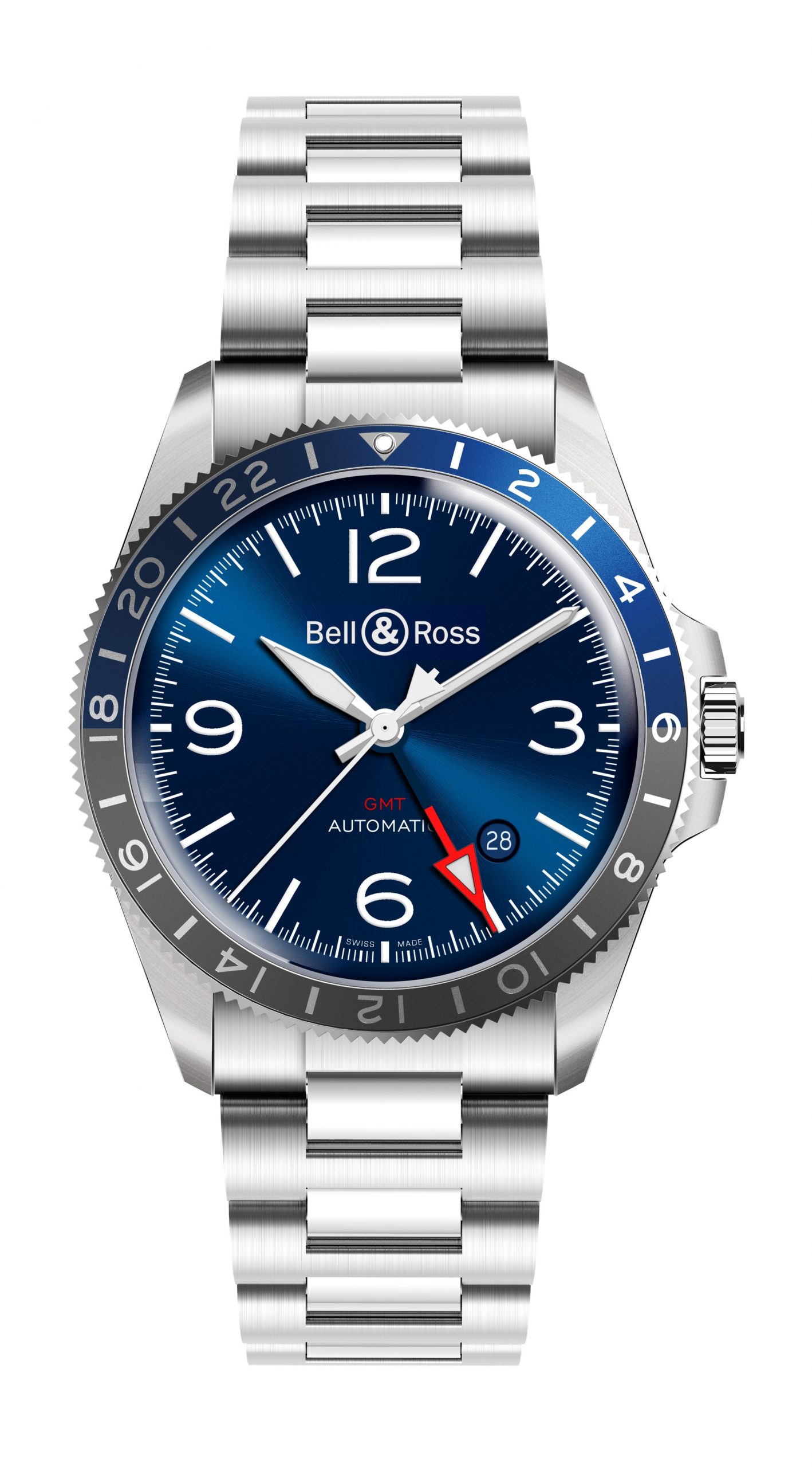 Bell & Ross BR V2-93 GMT Blue