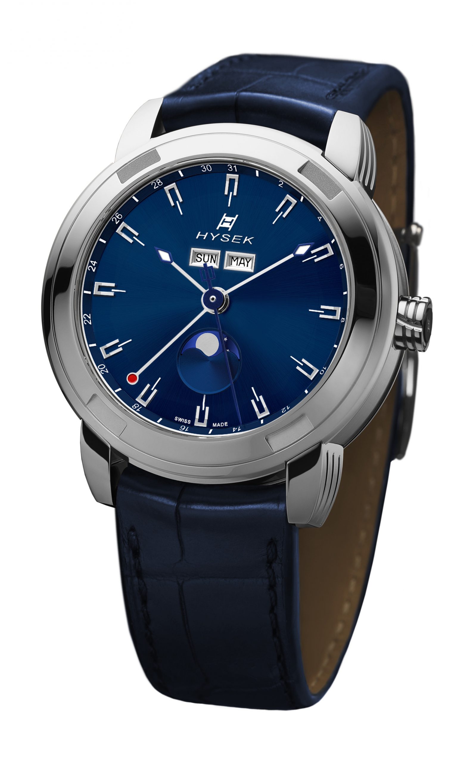 Hysek IO 42MM MOON PHASE & ANNUAL CALENDAR