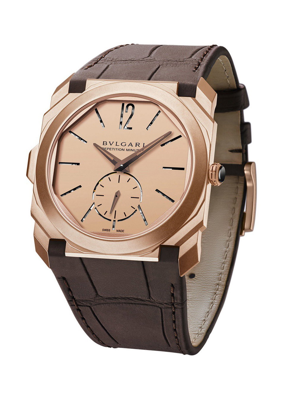 Octo Finissimo Minute Repeater In Sandblasted Rose Gold