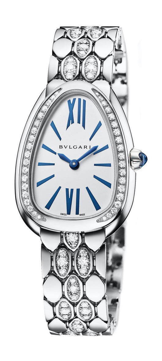 Bvlgari Serpenti Seduttori White Gold Semi-Paved Bracelet