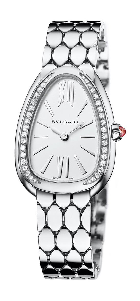 Bvlgari Serpenti Seduttori Steel And Diamonds