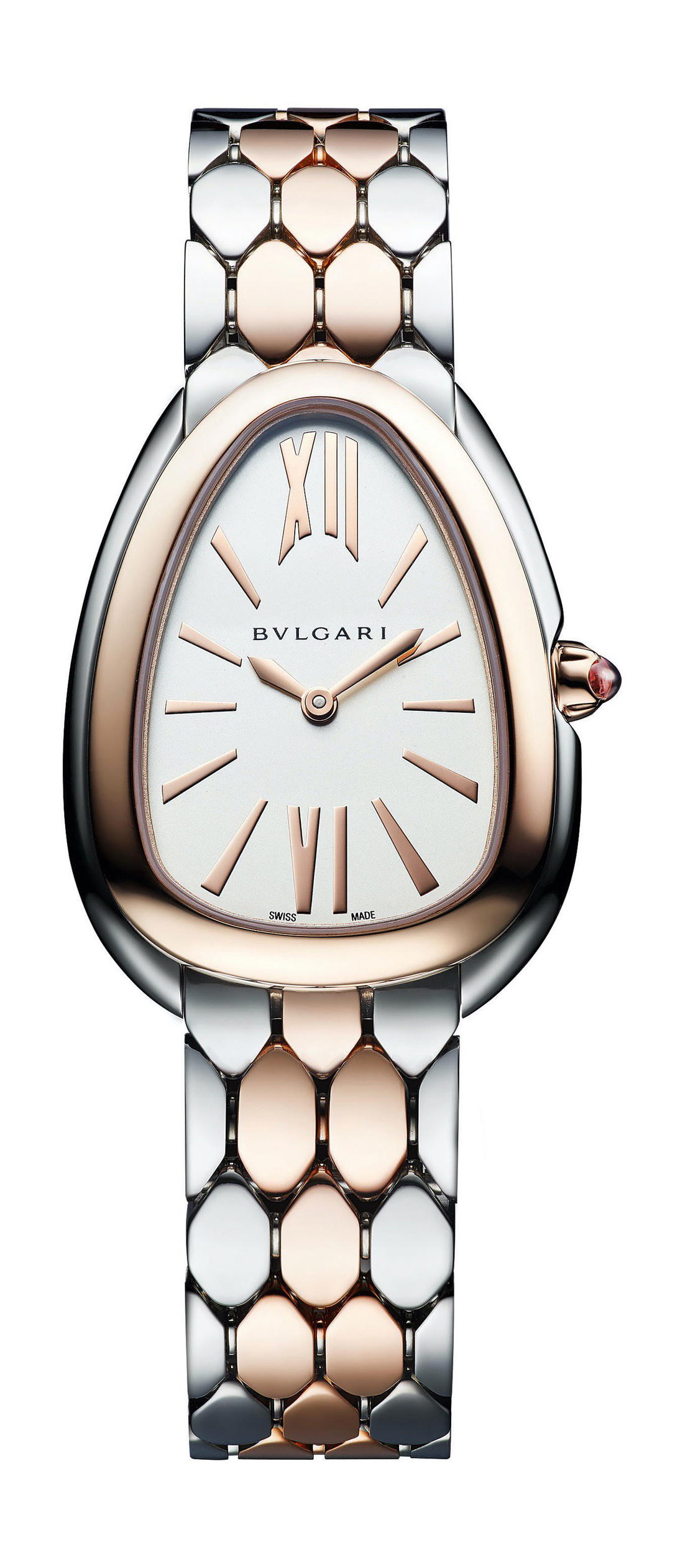 Bvlgari Serpenti Seduttori Steel And Rose Gold