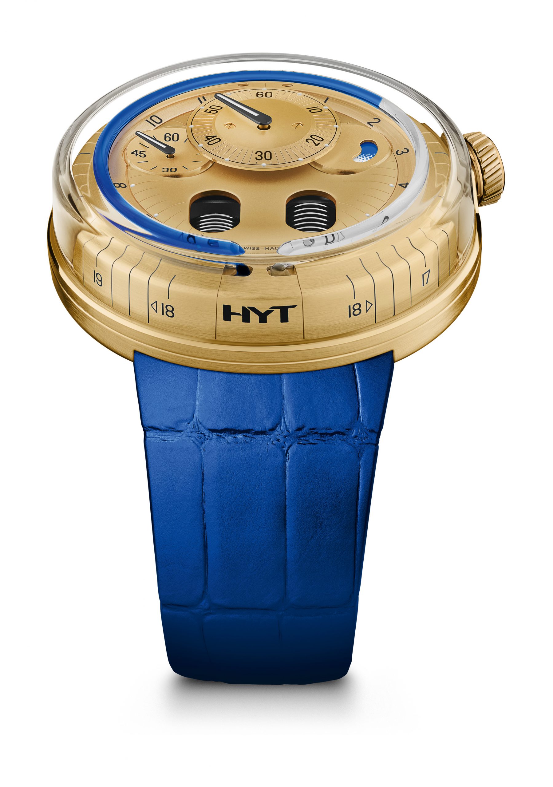 HYT H0 Gold Blue Fluid