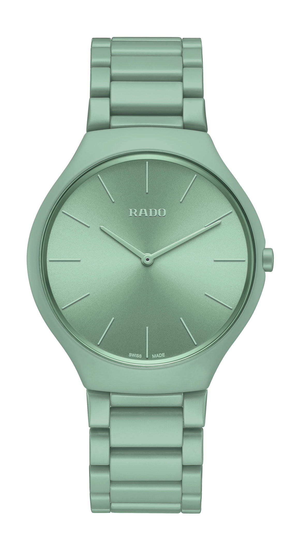Rado True Thinline Les Couleurs™ Le Corbusier Slightly Greyed English Green