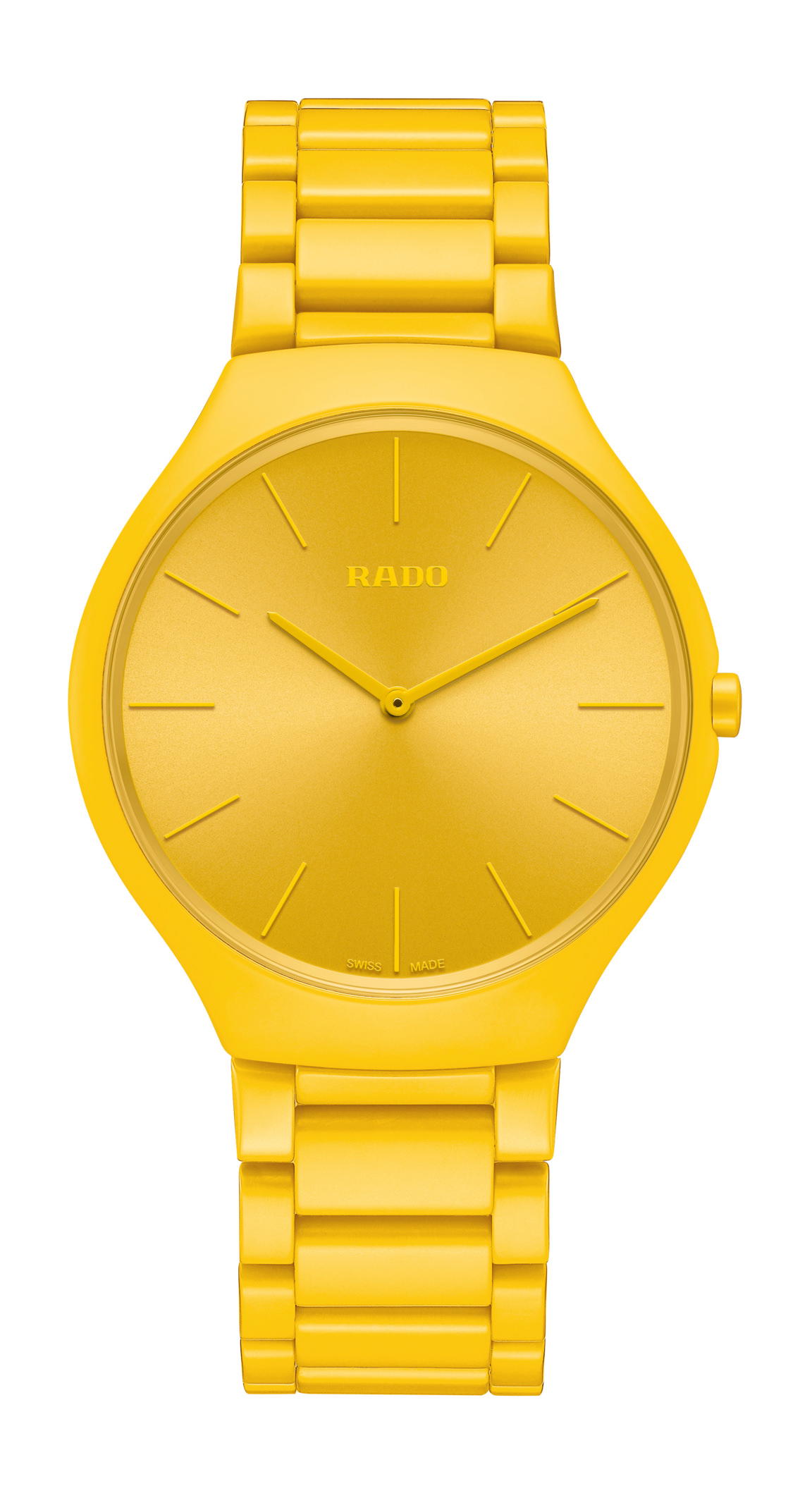 Rado True Thinline Les Couleurs™ Le Corbusier Sunshine Yellow
