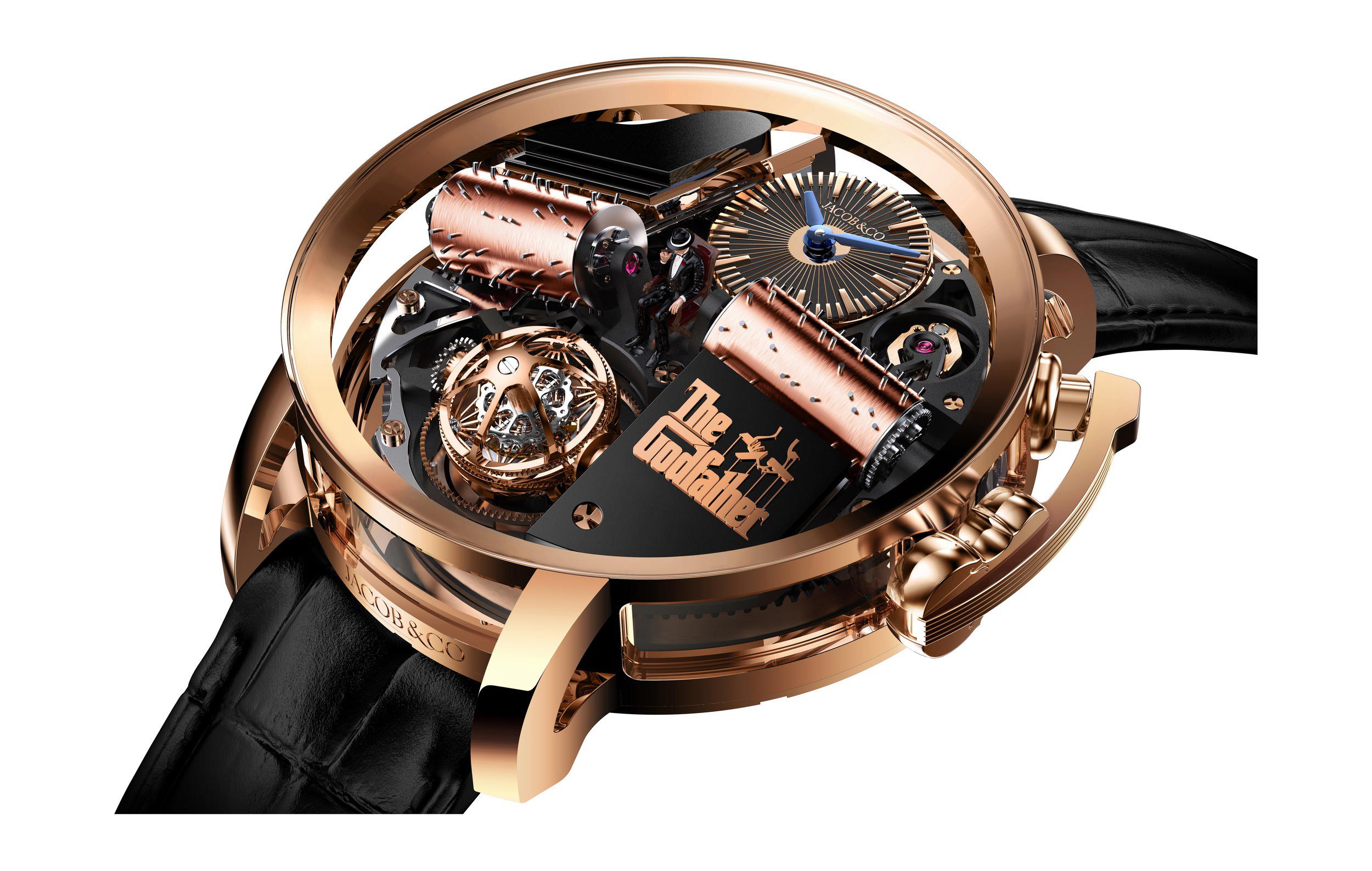Jacob & Co Opera Godfather Musical Watch Rose Gold