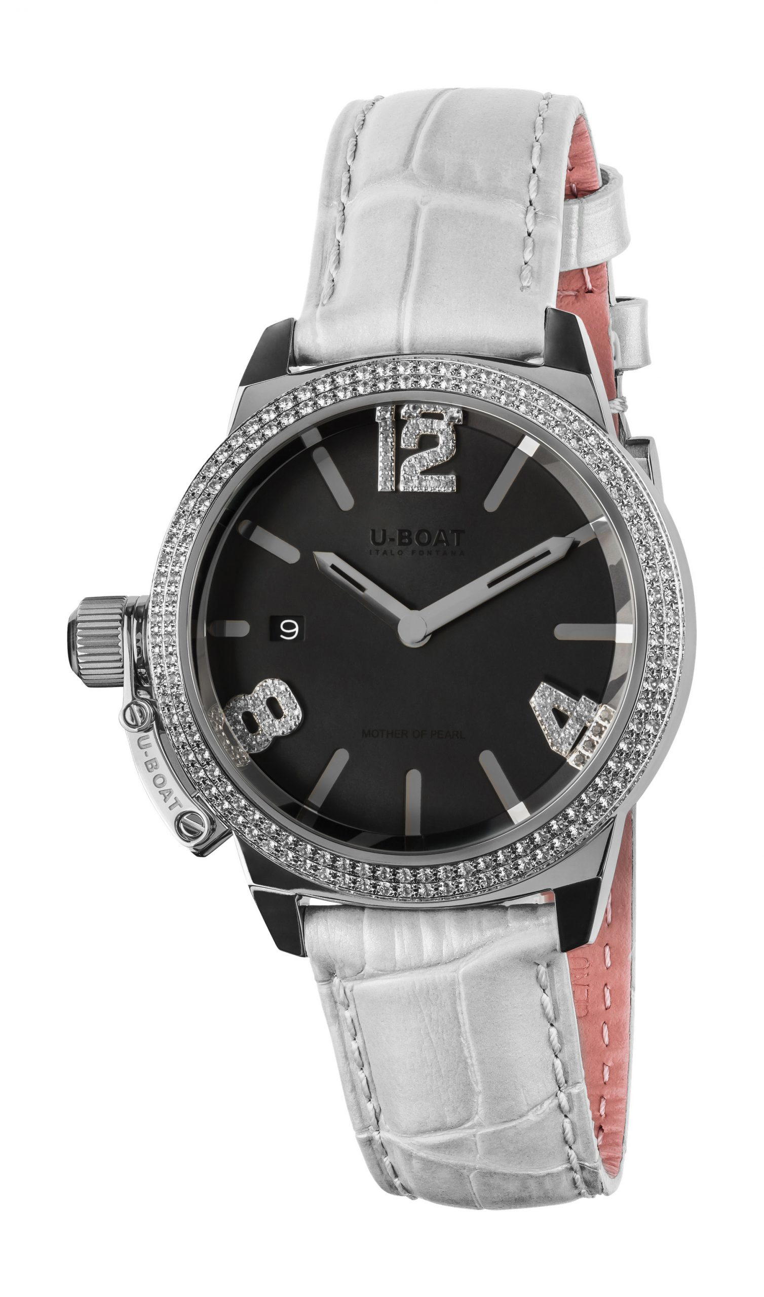 U-Boat Classico 38 Black Mop Precious