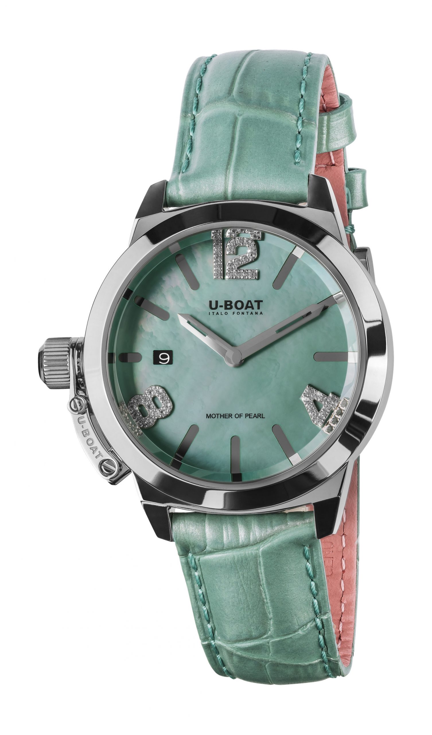 U-Boat Classico 38 Turquoise Mother Of Pearl